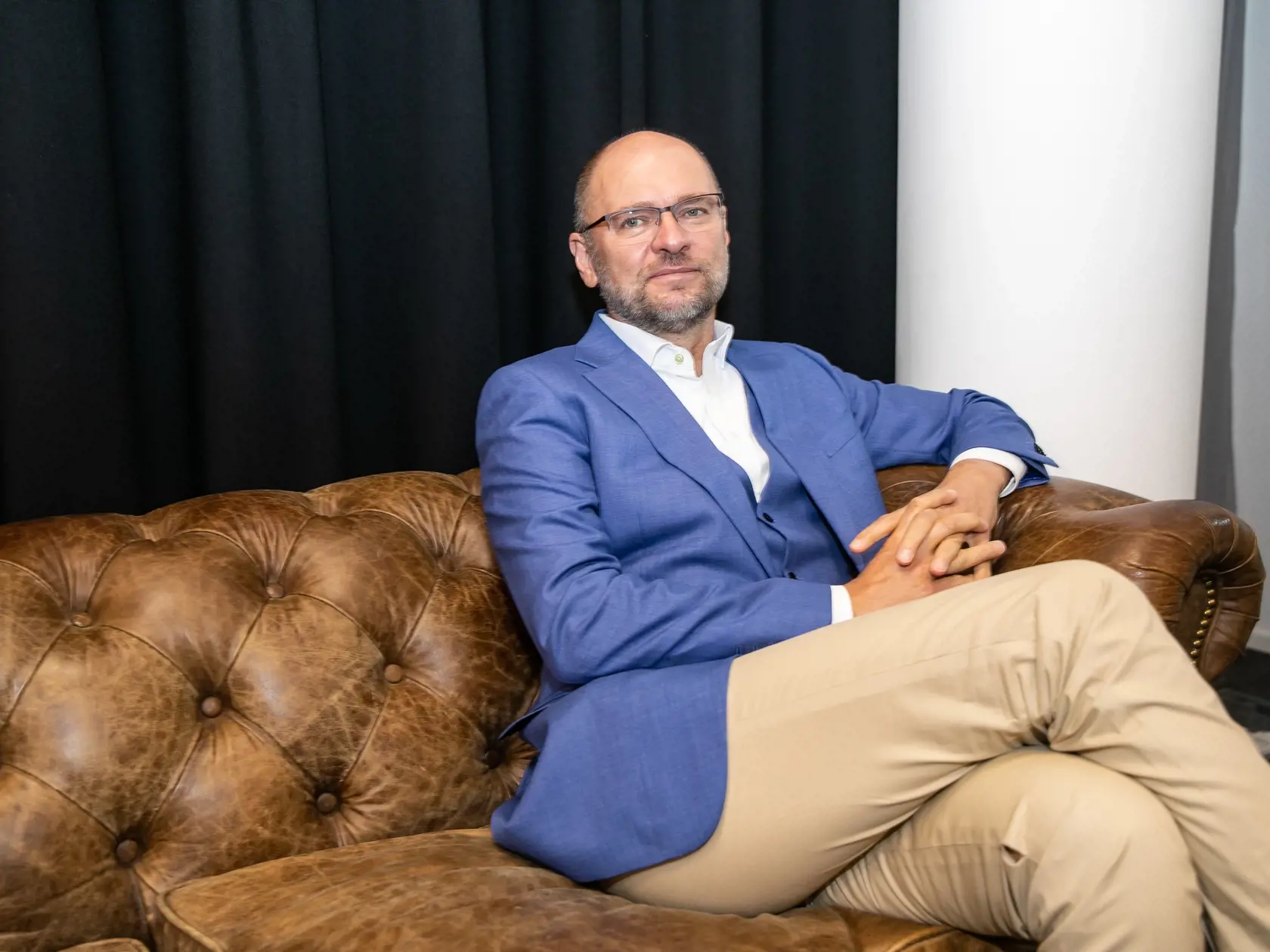 Na fotke je Richard Sulík, politik, poslanec, ekonóm, bývalý europoslanec a súčasný minister hospodárstva Slovenskej republiky.