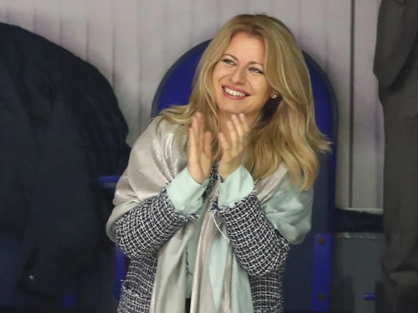 Zuzana Čaputová nechala emóciám na hokejovom zápase voľný priebeh. Takto ju Slováci snáď ešte nevideli.