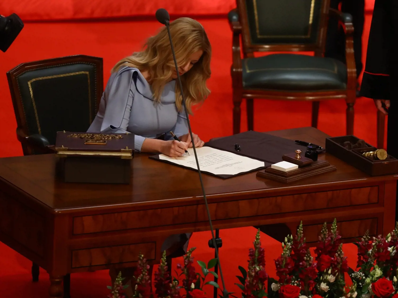 Slávnostná inaugurácia Zuzany Čaputovej (na snímke).