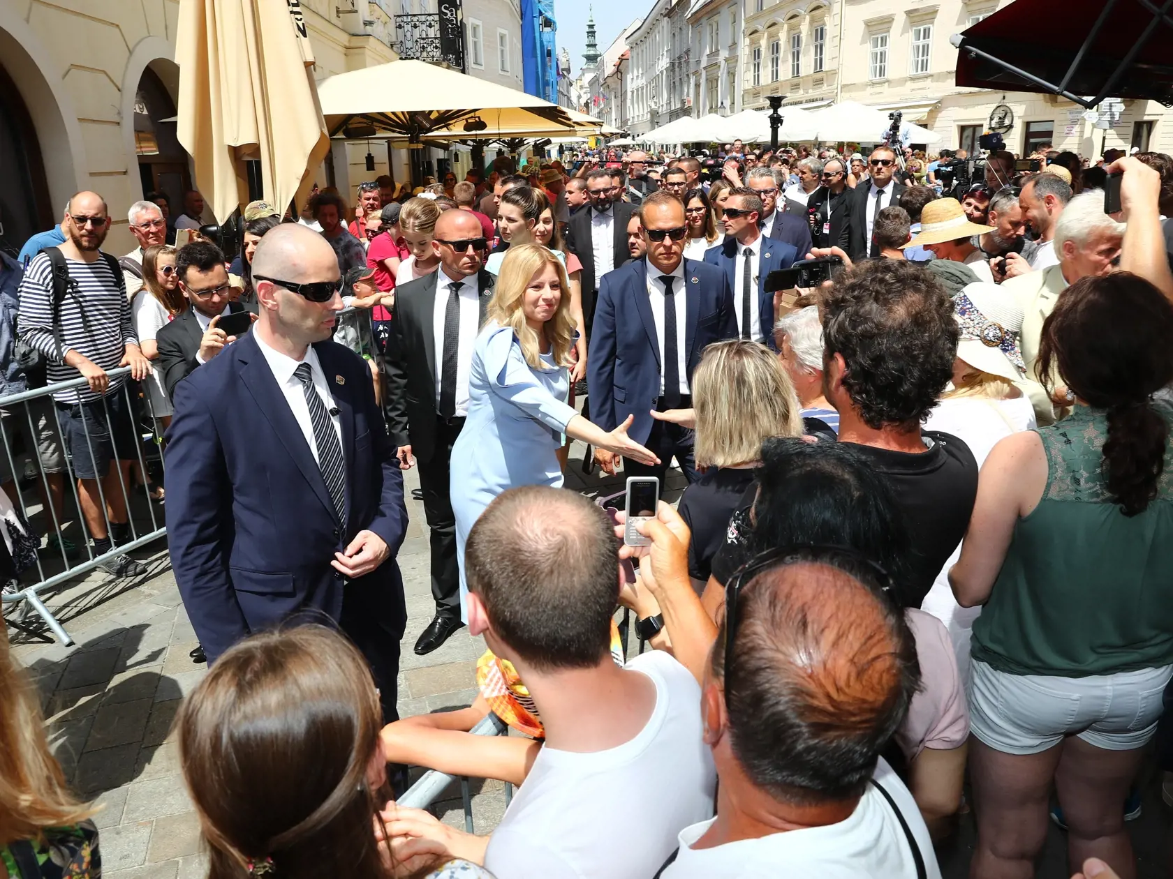 Pochd Bratislavou po inaugurácii Zuzany Čaputovej za prezidentku v roku 2019.