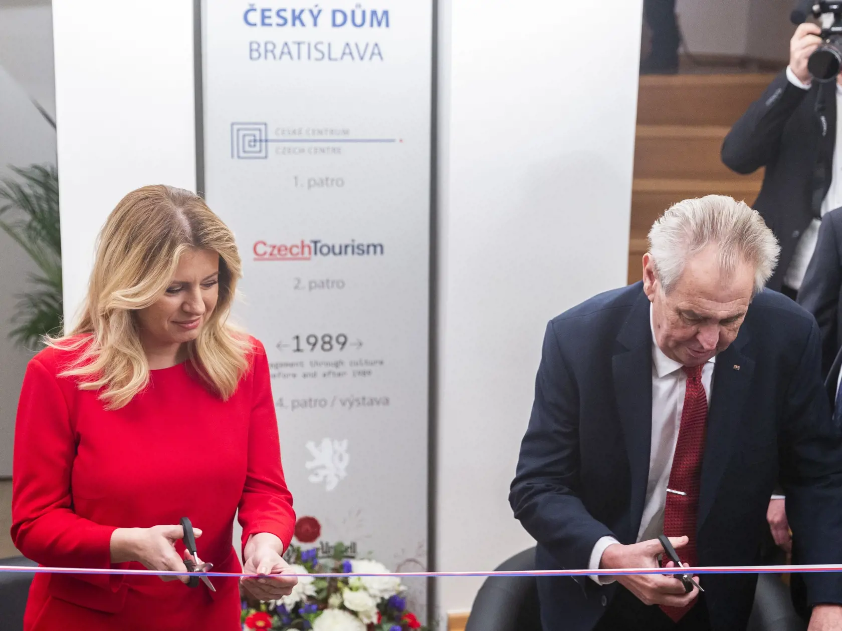 Slávnostné otvorenie Českého domu v Bratislave.