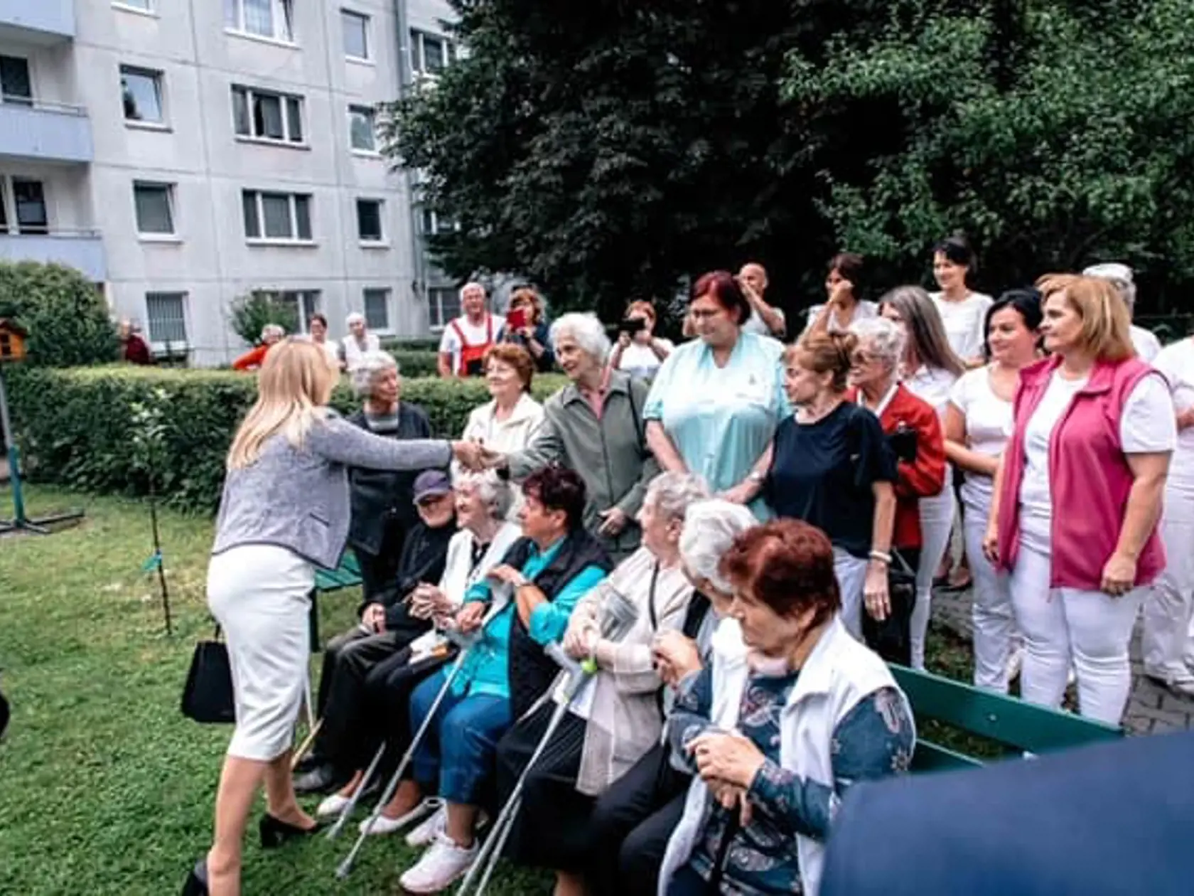 Zuzana Čaputová navštívila žilinských dôchodcov v domove sociálnych služieb.