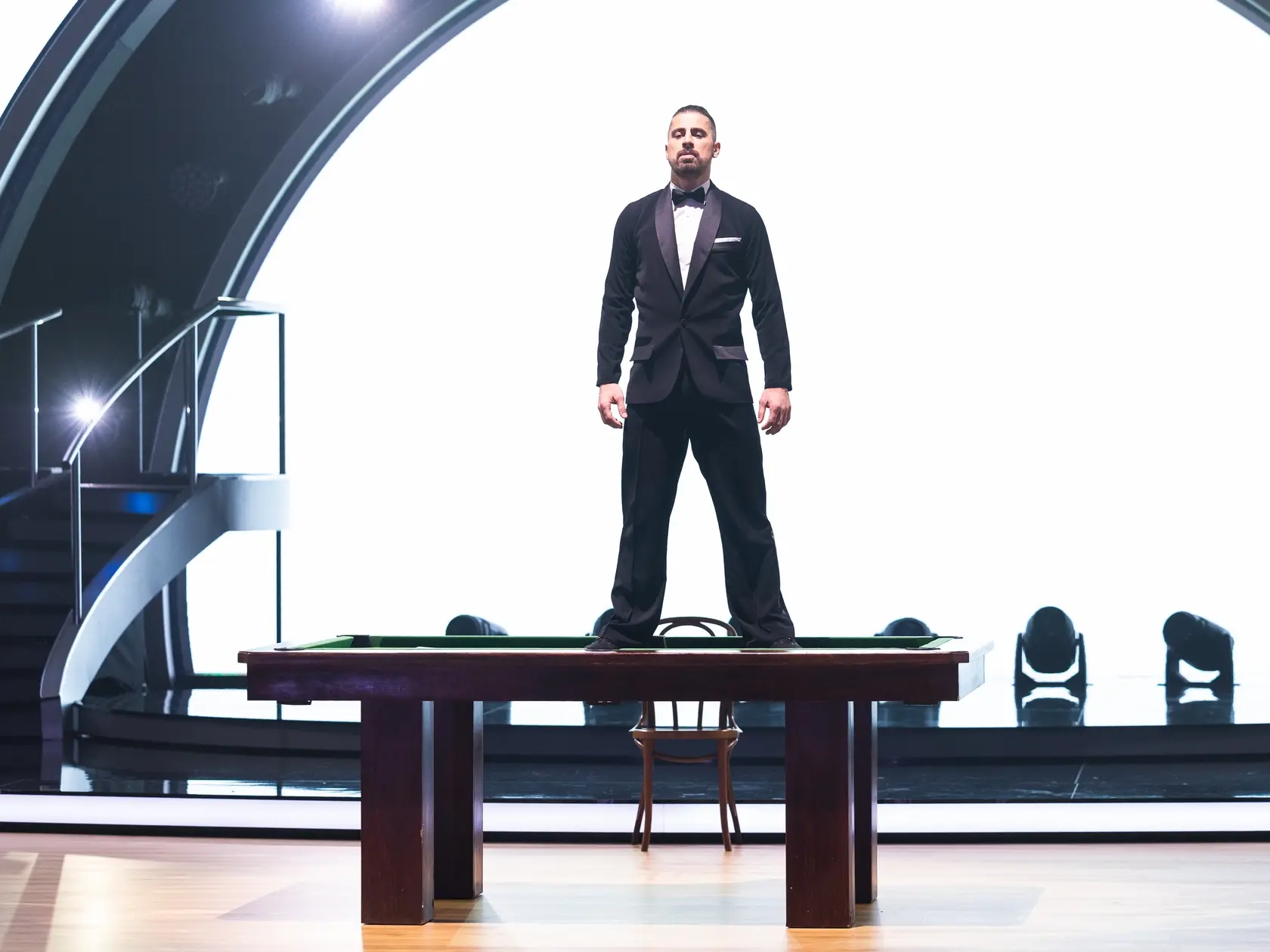 Peter Sagan počas ôsmeho kola Let's dance 2025.