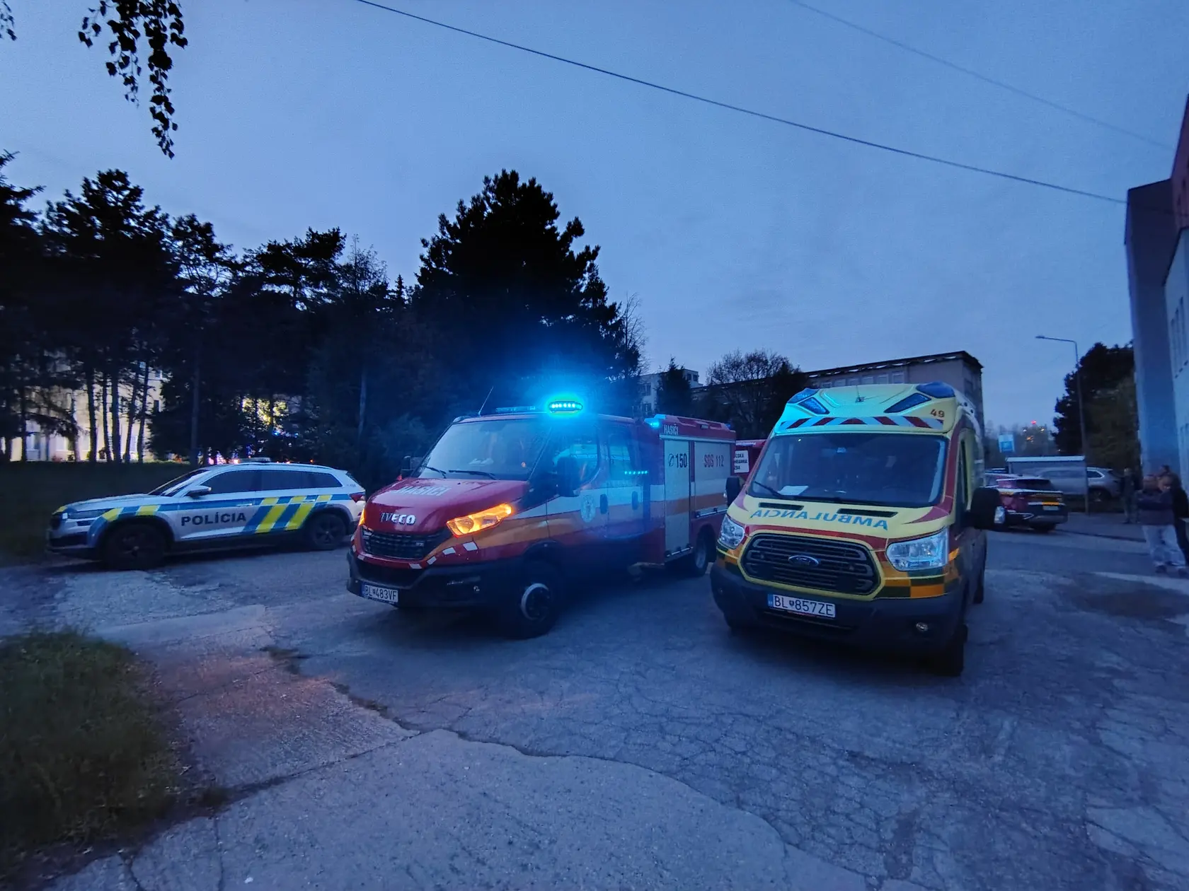 Dnes (10.4.) došlo k požiaru v bytovom dome na Hagarovej ulici v Bratislave.