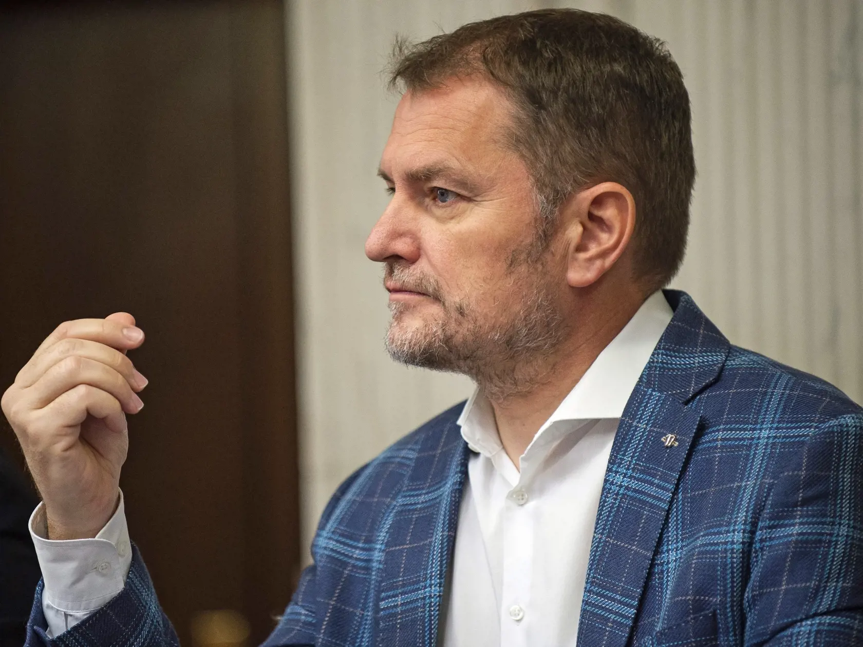 Na snímke poslanec NR SR Igor Matovič (OĽaNO) počas rokovania 90. schôdze parlamentu 16. mája 2023 v Bratislave.
