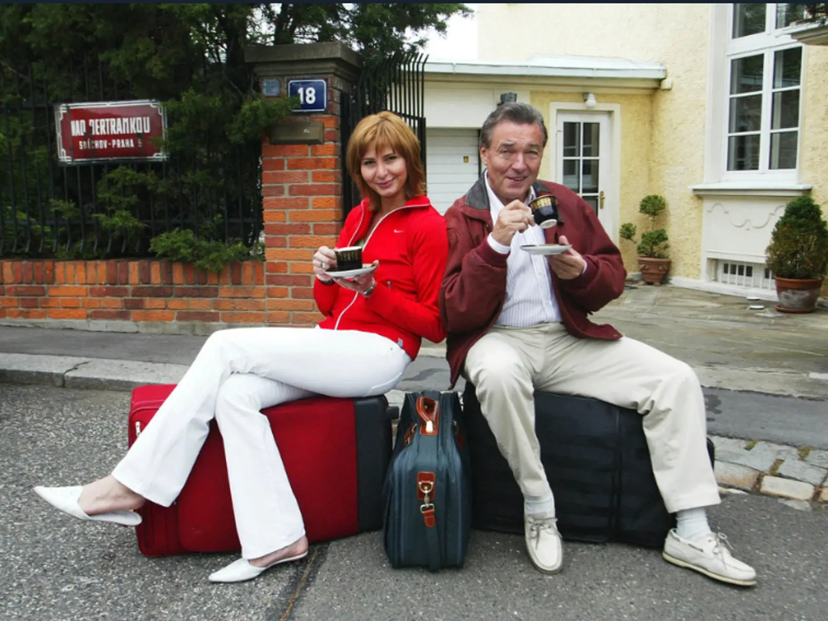 Snímka z roku 2003. V tej dobe se Ivana na Bertramku oficiálne nasťahovala.