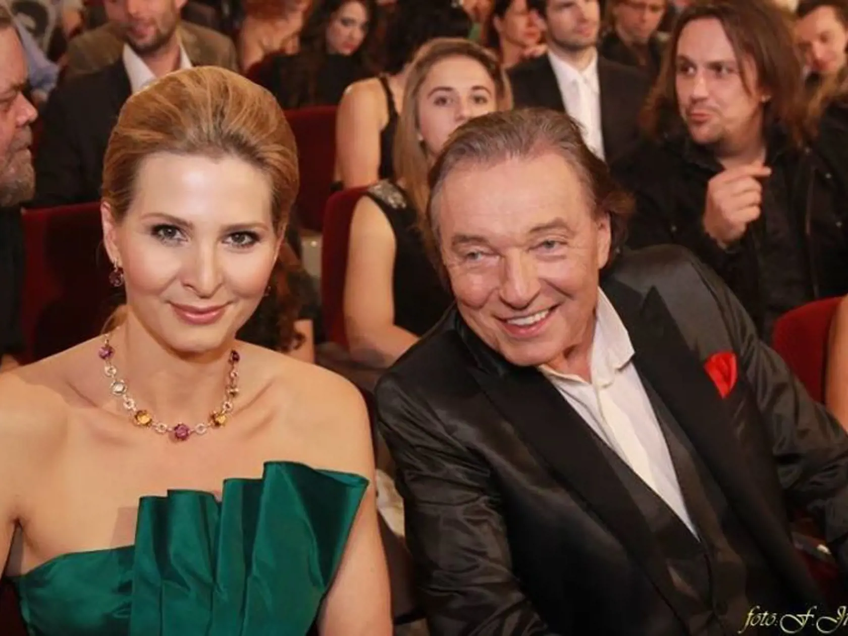 Božský Karel Gott s manželkou Ivanou.