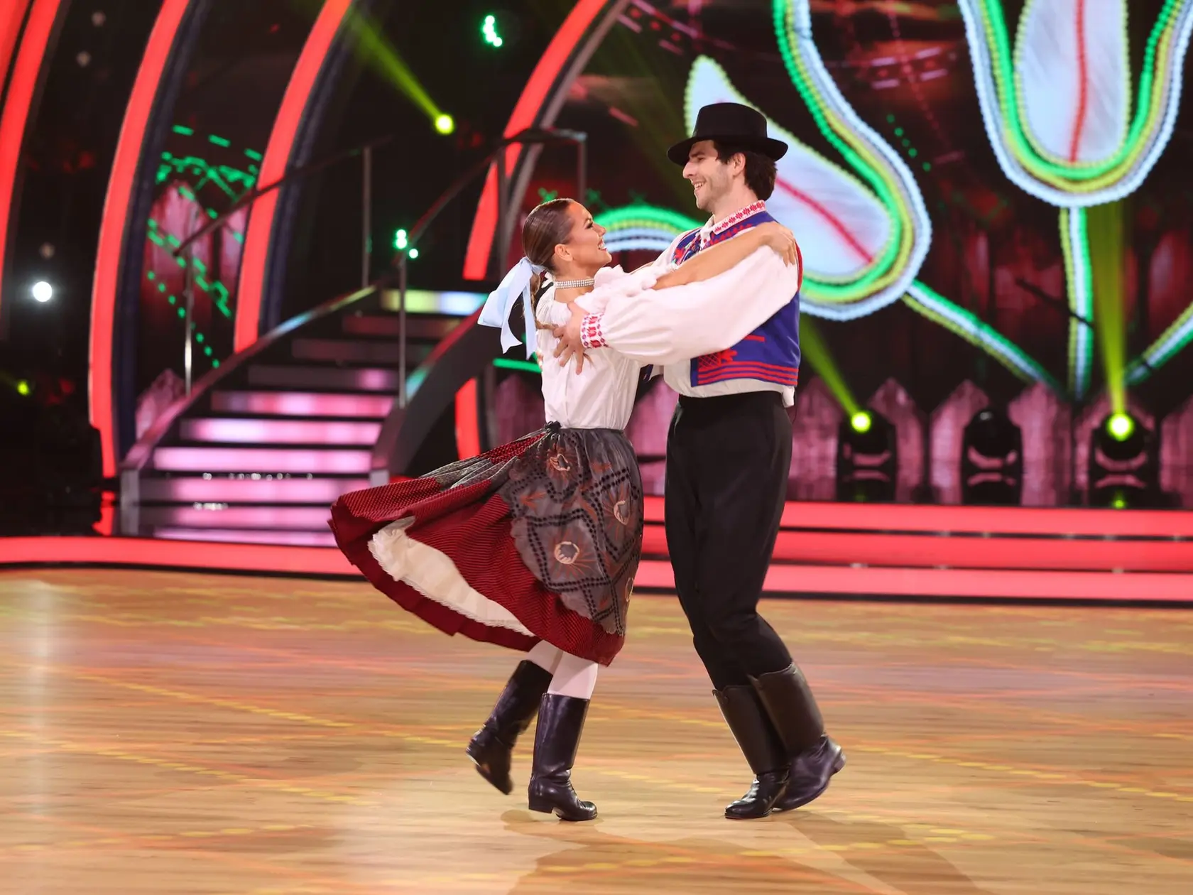 8. kolo Let's Dance. Na snímke Kristián Baran a Dominika Rošková.