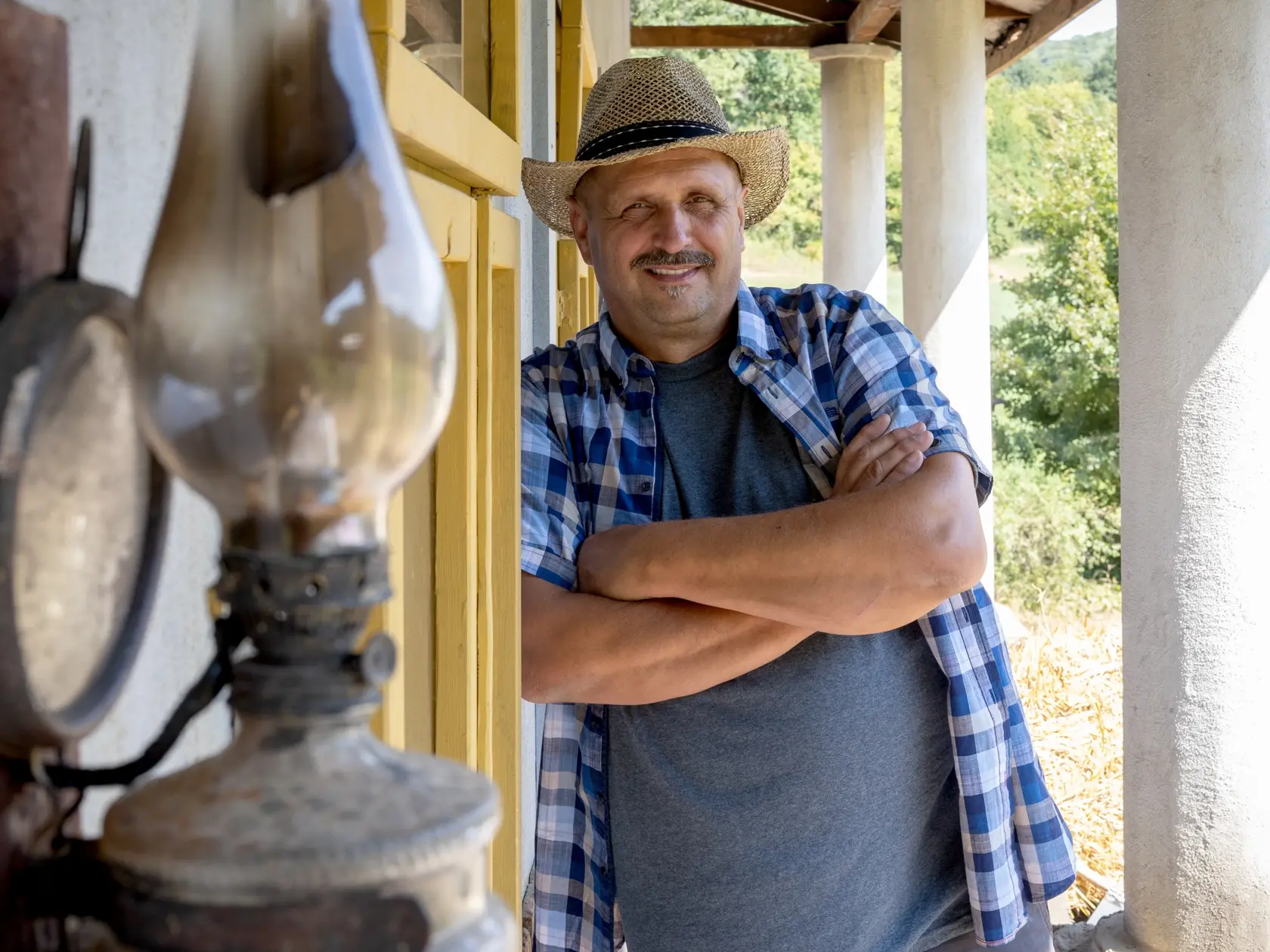 Realityshow Farma - 16. Ročník obľúbenej sútaže televízie Markíza sa bude odohrávať nedaľeko obce Modrová. Na snímke je farmár Martin Bagár.