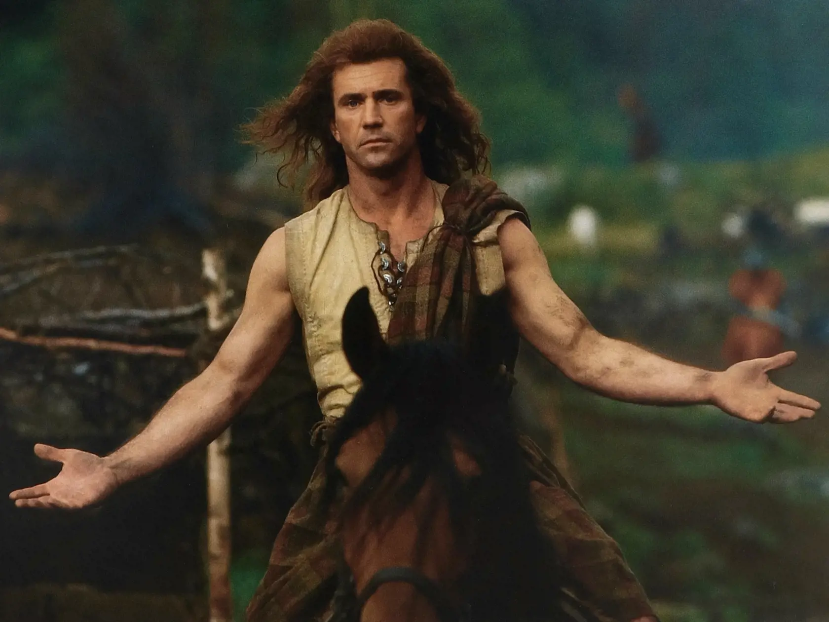Mel Gibson vo filme Statočné srdce.