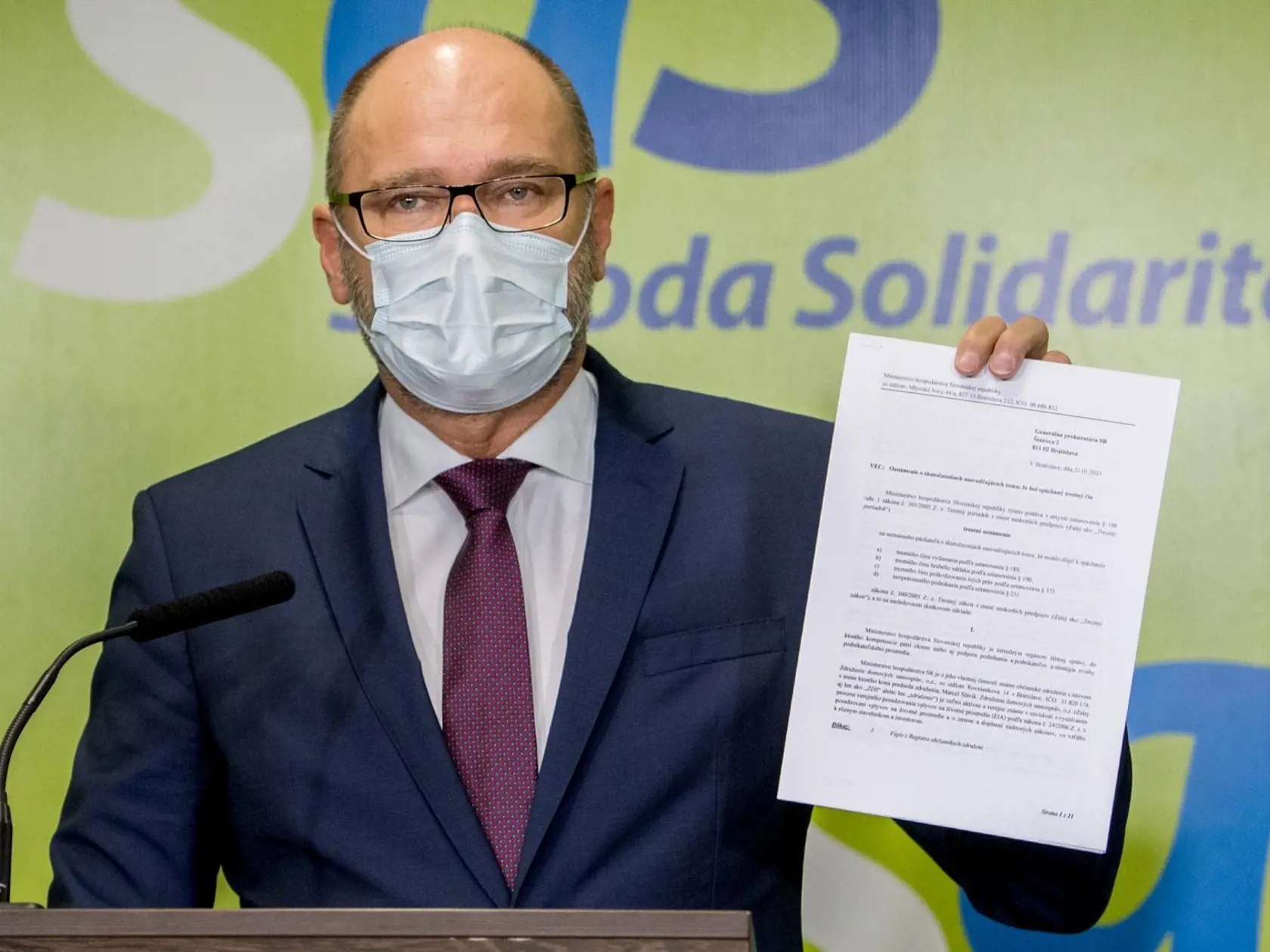 predseda SaS Richard Sulík
