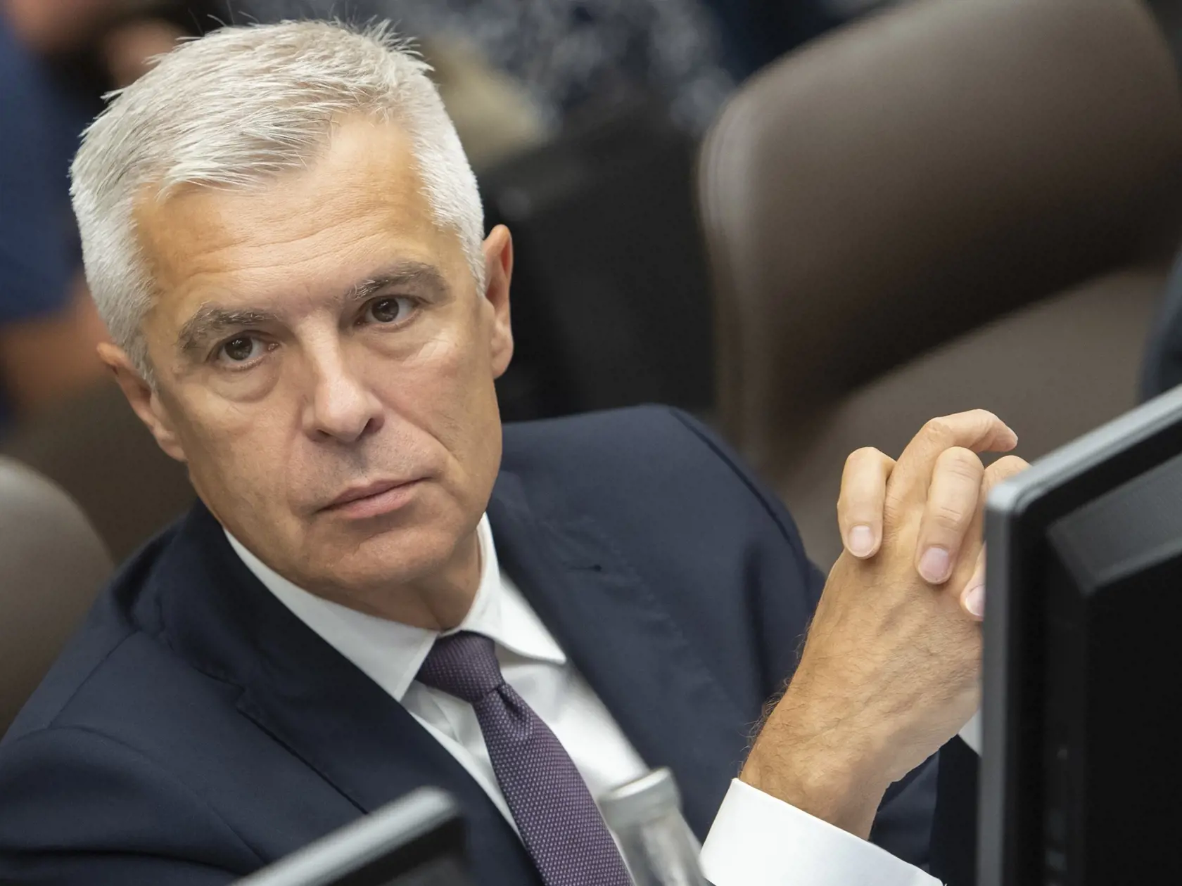 Na snímke minister zahraničných vecí a európskych záležitostí SR Ivan Korčok (nominant SaS) na 99. rokovaní vlády 2. septembra 2022 v Bratislave.