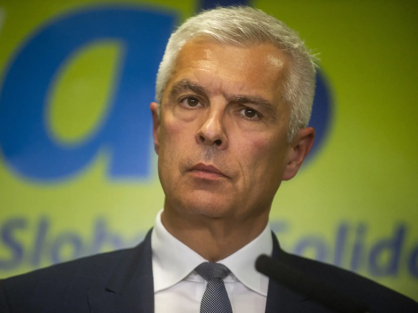 Na snímke minister zahraničných vecí a európskych záležitostí SR Ivan Korčok (SaS) počas tlačovej konferencie na tému – Demisia ministrov za SaS 5. septembra 2022 v Bratislave.