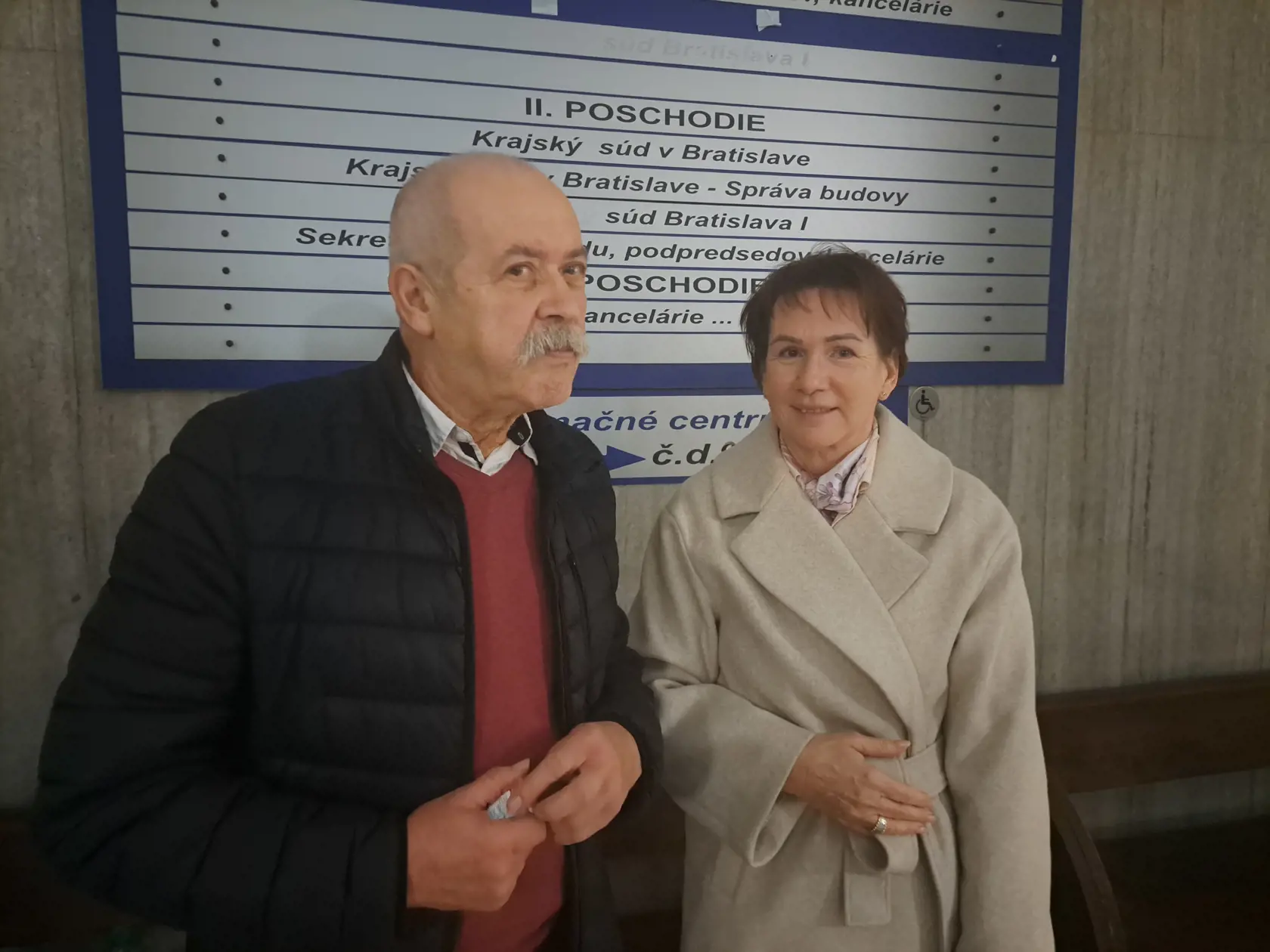 Milan Andrášik so svojou advokátkou Jitkou Hasíkovou.