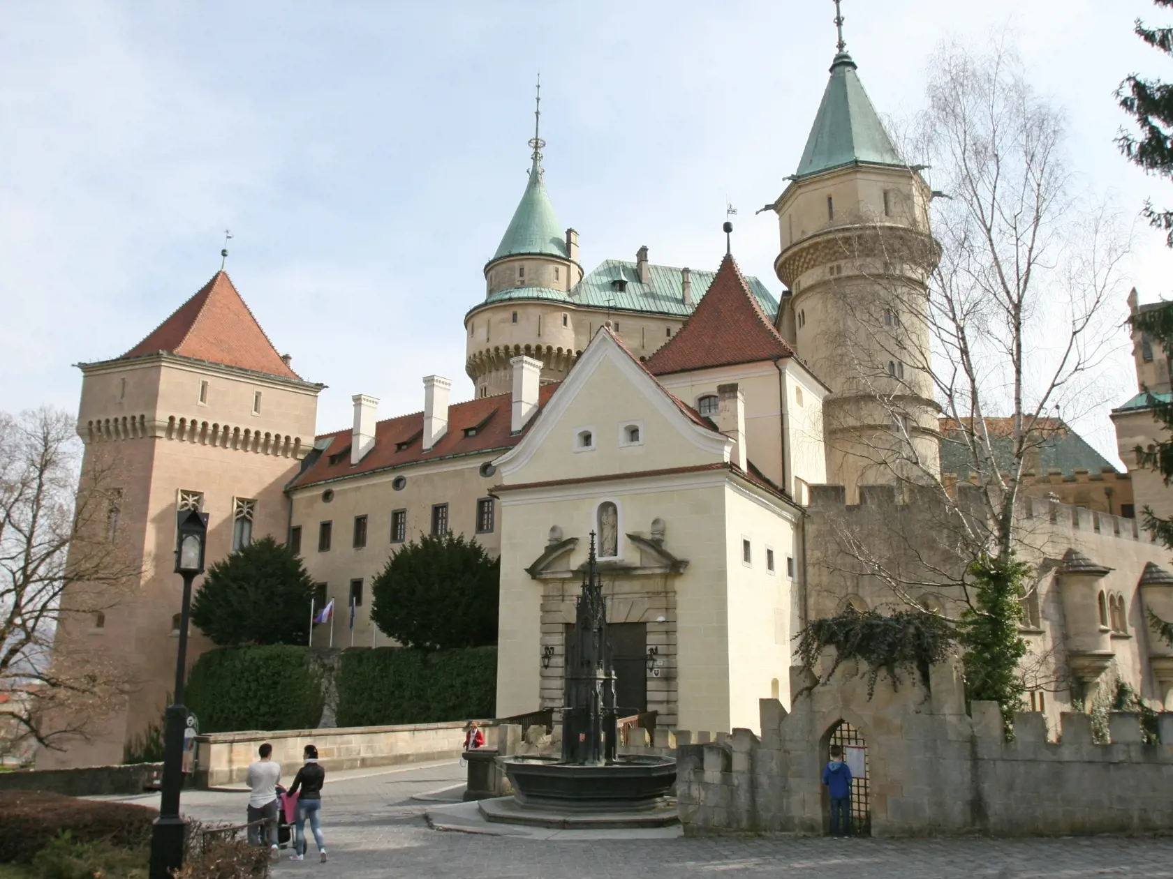 Bojnicky zamok v Bojniciach.