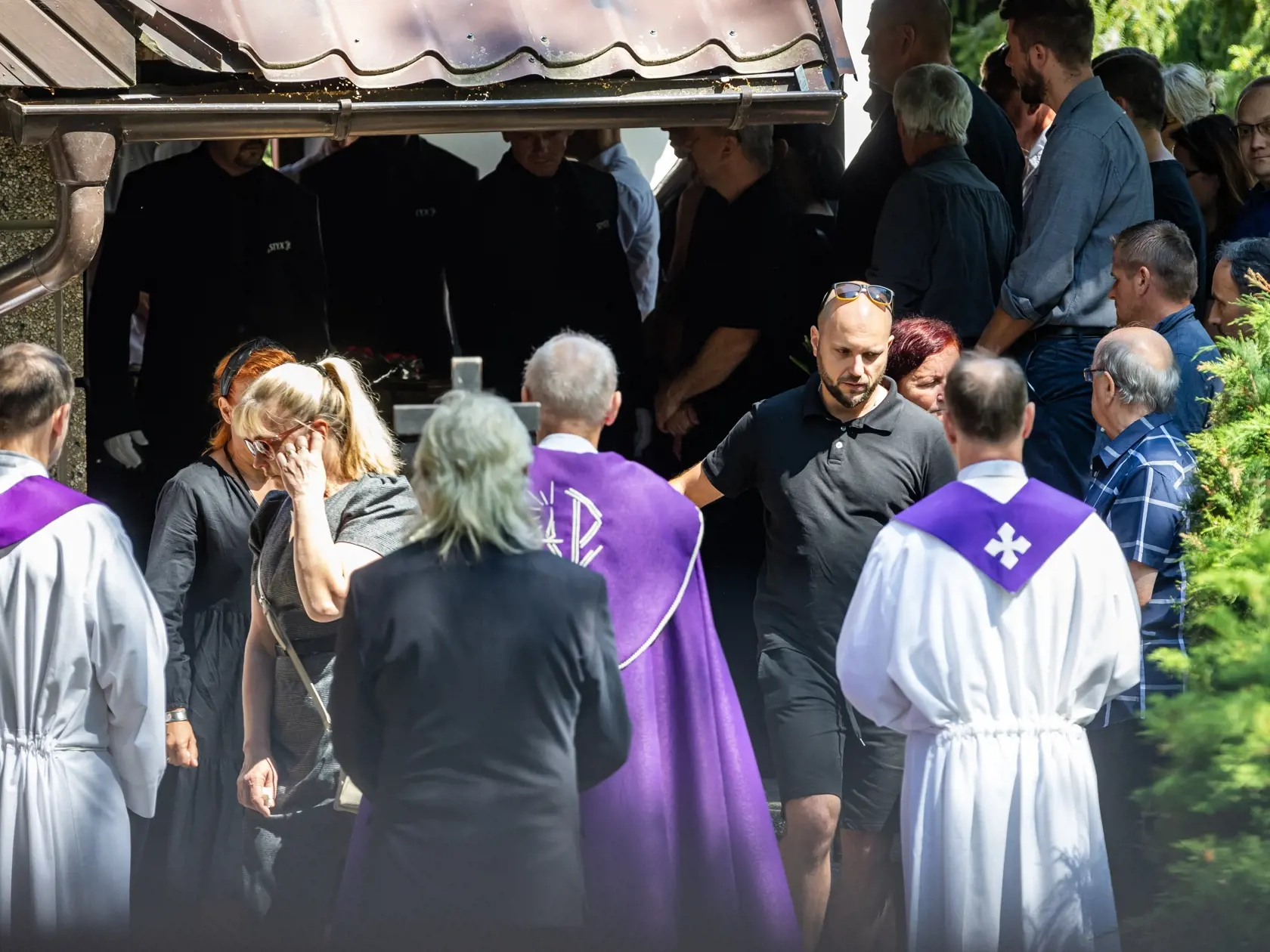 Pohreb Andrey, ktorú zavraždil stalker Ján v Novej Dubnici.