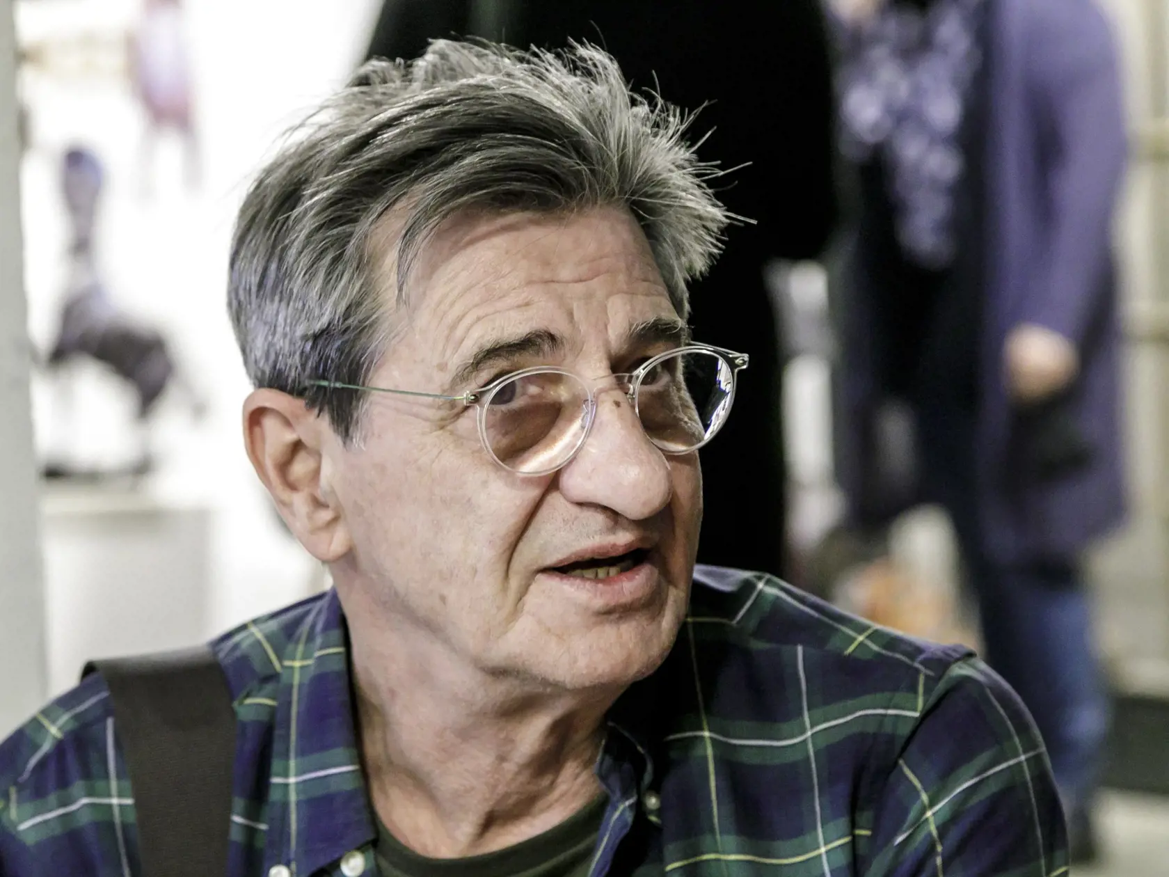 Na snímke herec Miroslav Noga (István) po verejnej generálke novej inscenácie Posledná barónka v Divadle Astorka Korzo´90 v Bratislave  11. apríla 2022. FOTO TASR - Dano Veselský