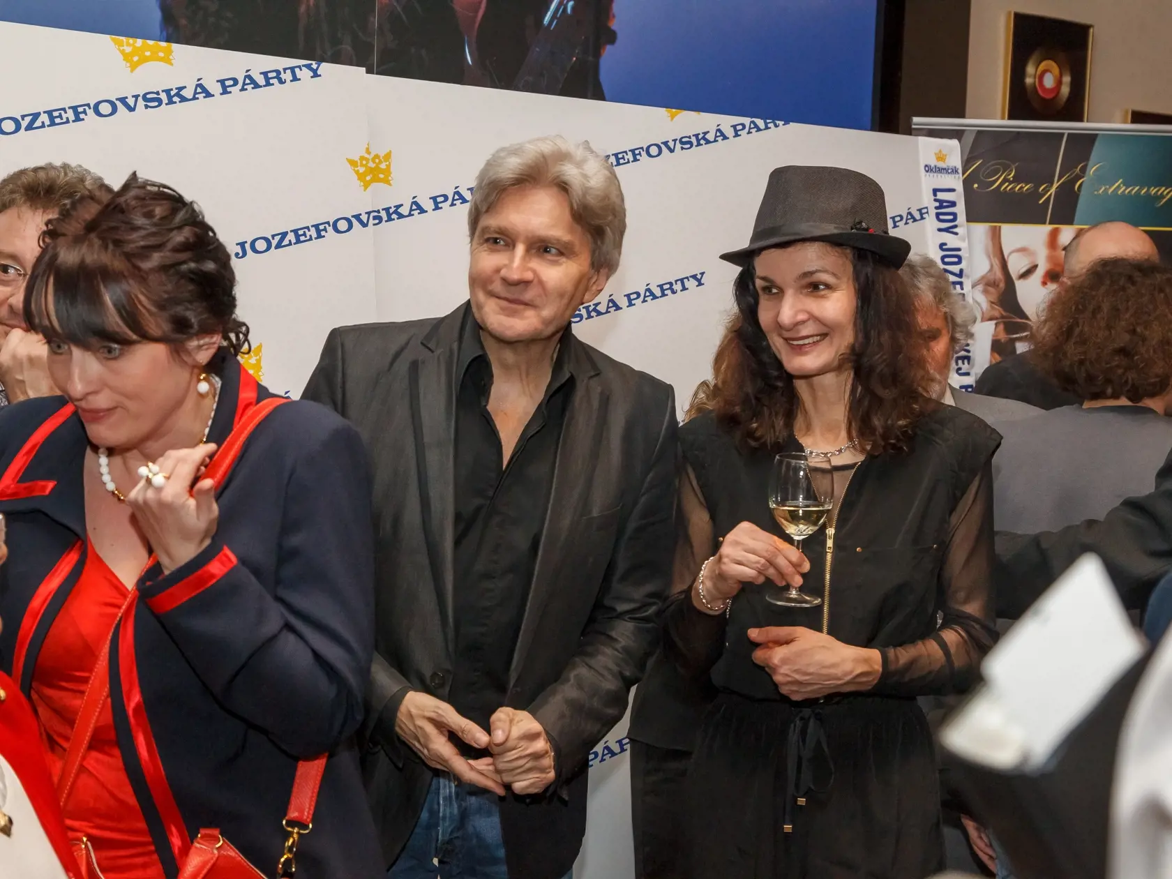 Jozefovska party organizovana tradicke Jozefom Oklamcakom v centre Bratislavy