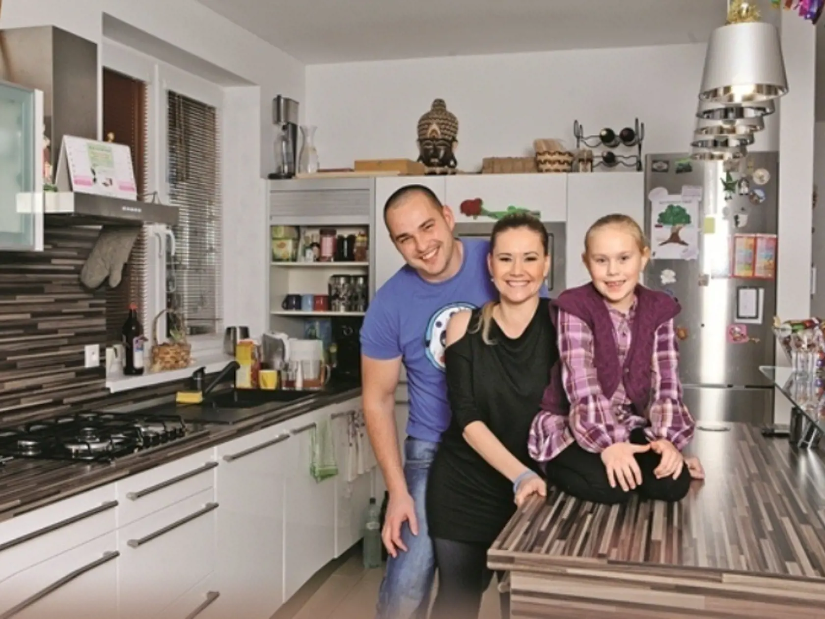 Zuzana Haasová a jej rodinka sa čoskoro rozrastie o štvrtého člena.