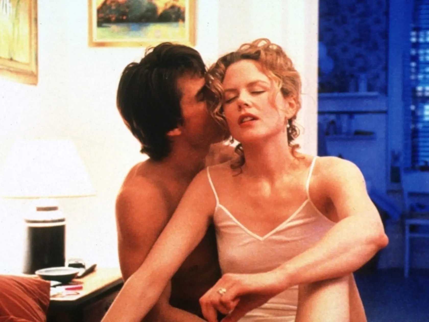 Tom s Nicole Kidman vo filme Spaľujúca túžba.