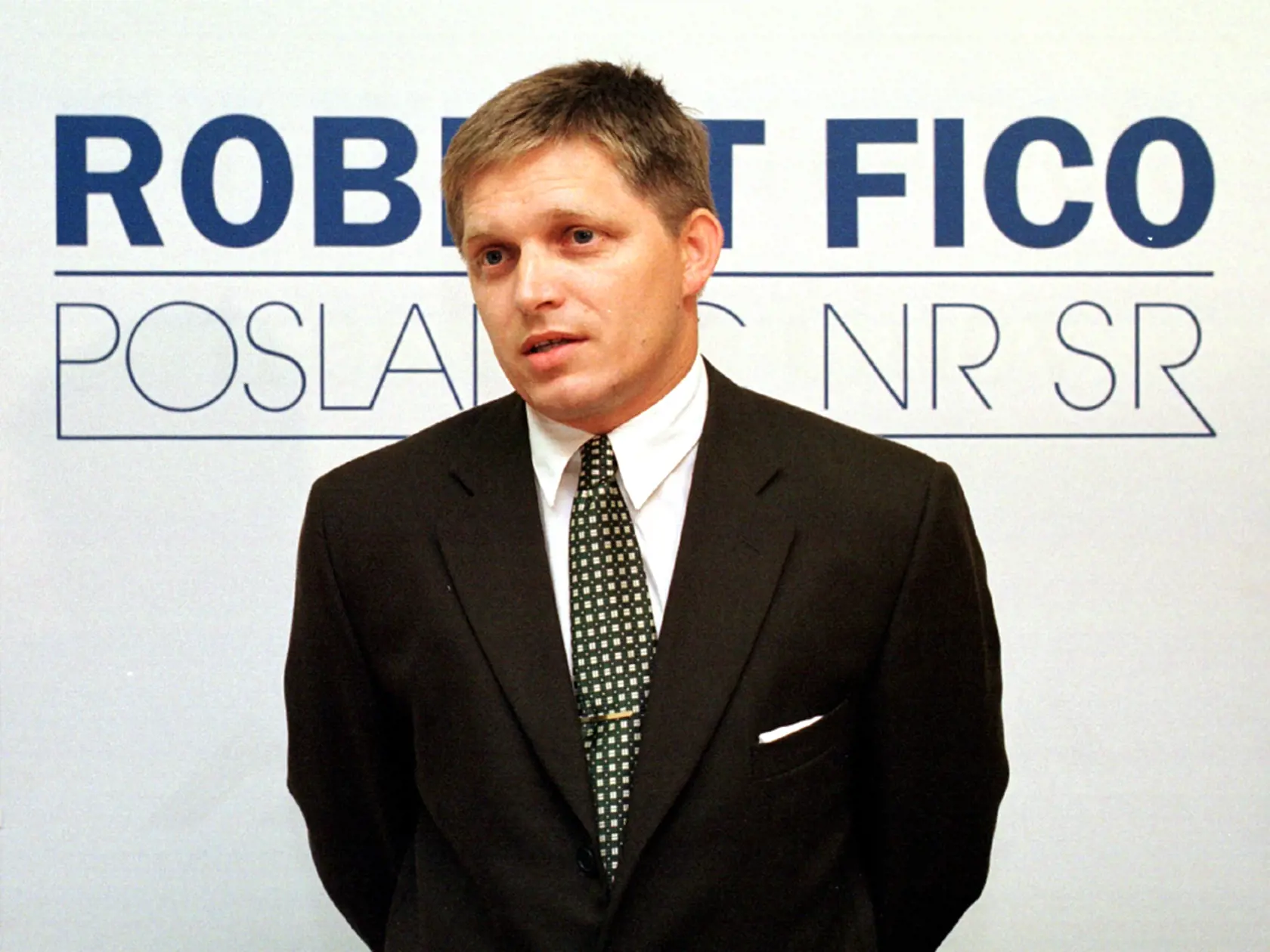 Robert Fico - predseda opozičnej strany Smer-SD - archívny záber