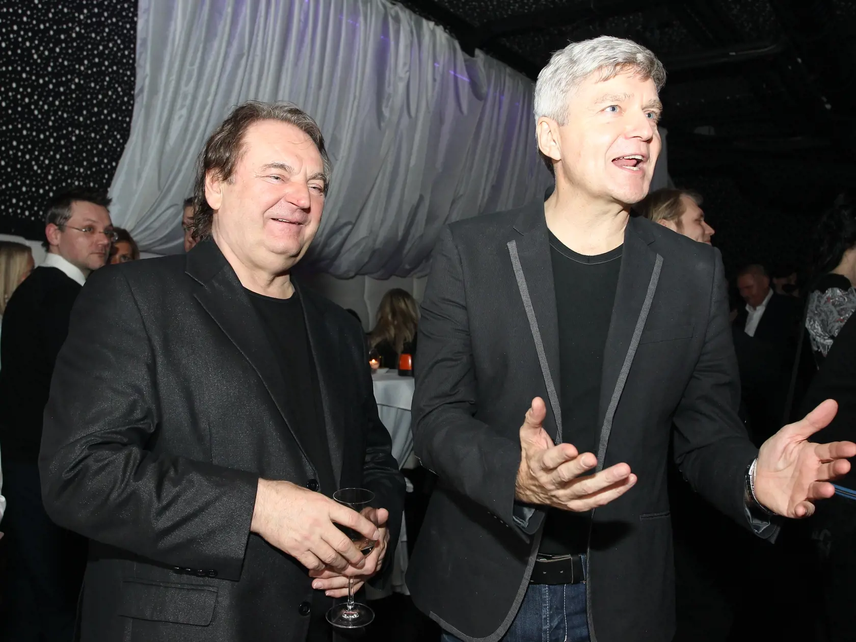 Peter Stašák sa stretol na Jozefovskej párty, ktorú organizoval Jozef Oklamčák so Števom Skrúcaným. (archívne foto)