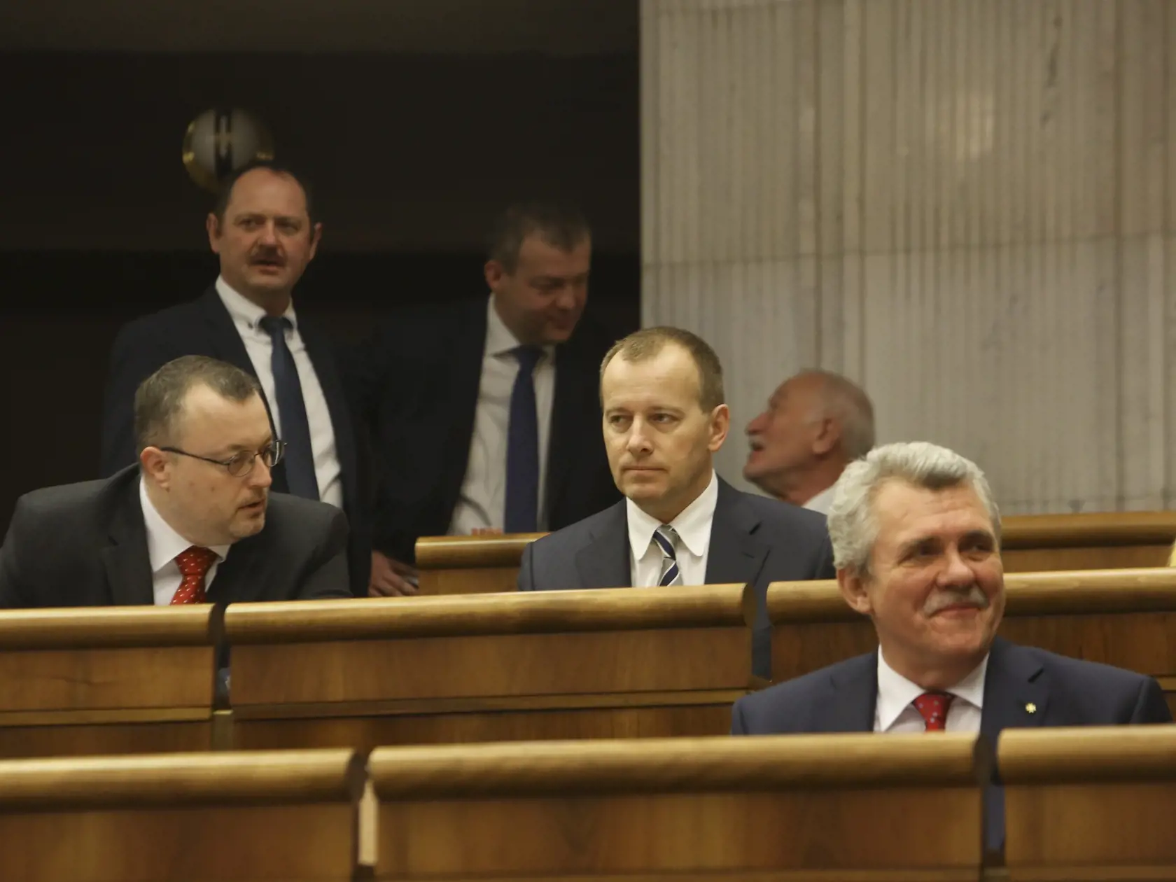 
Ustanovujuca schodza NR SR-VII volebne obdobie
Na obr. Boris Kollar a Milan Krajniak