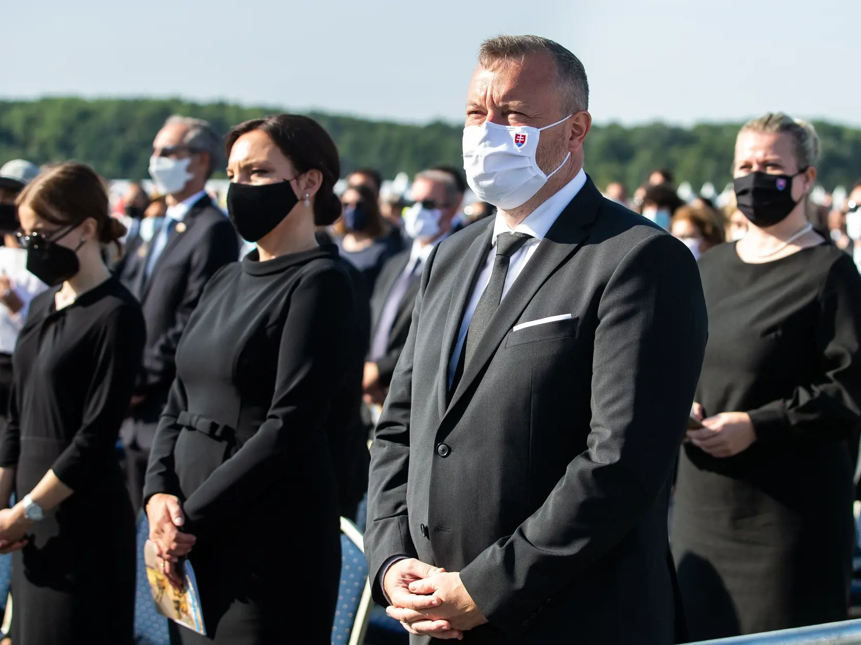 Svätá omša v Šaštíne za prítomnosti pápeža Františka. Na snímke Milan Krajniak.
