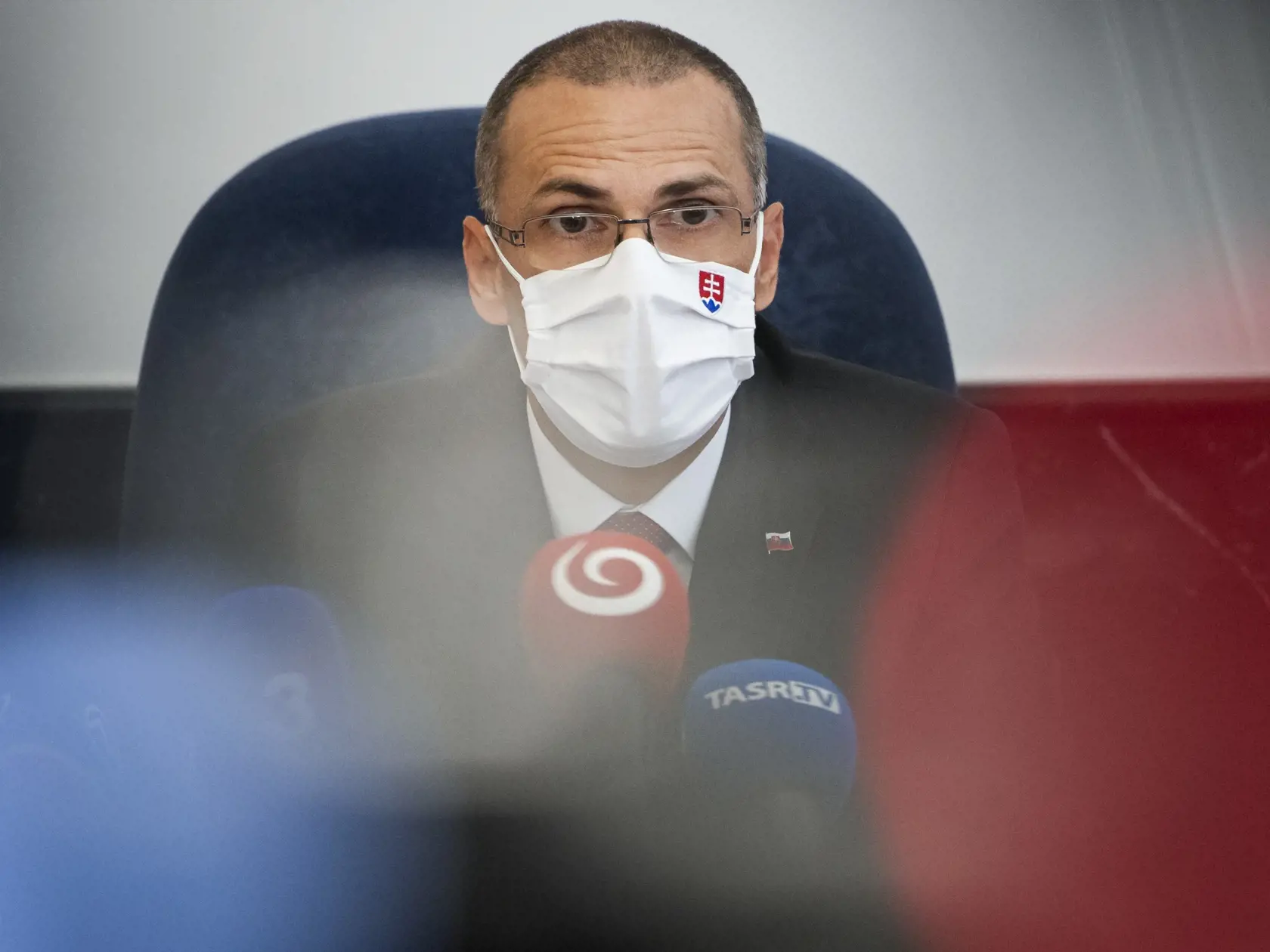 Na snímke generálny prokurátor SR Maroš Žilinka počas vyhlásenia 2. septembra 2021 v Bratislave. FOTO TASR – Martin Baumann