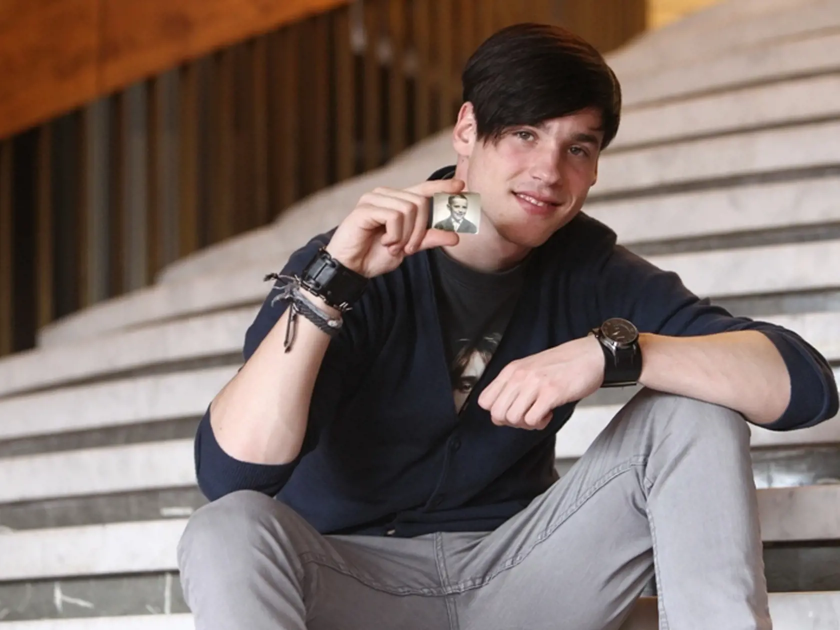 Daniel Mrózek (18) - fotka otca