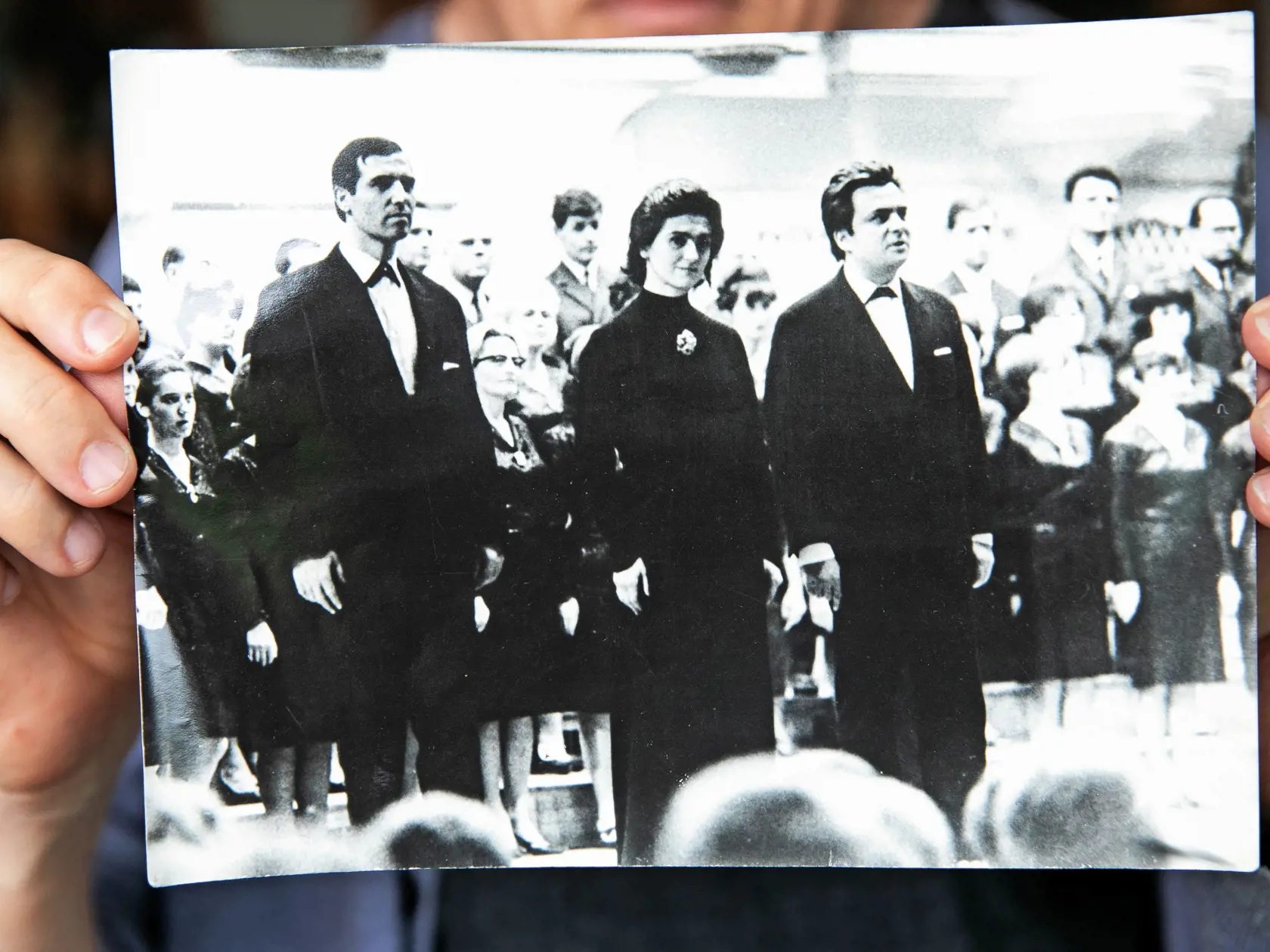 Slávna intergenerácia: V roku 1965 zľava Juraj Sarvaš, Eva Kristínová a Ján Rybárik oslavovali 150. narodeniny Ľudovíta Štúra.