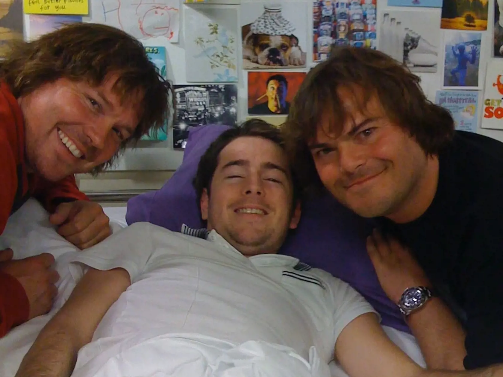David Holmes po úraze: V nemocnici ho navštívil aj Jack Black. 