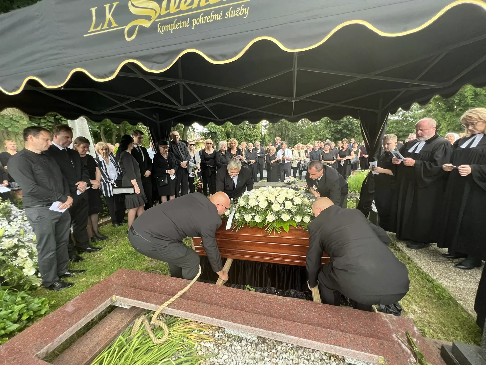 Posledná rozlúčka s hercom Jurajom Sarvašom.