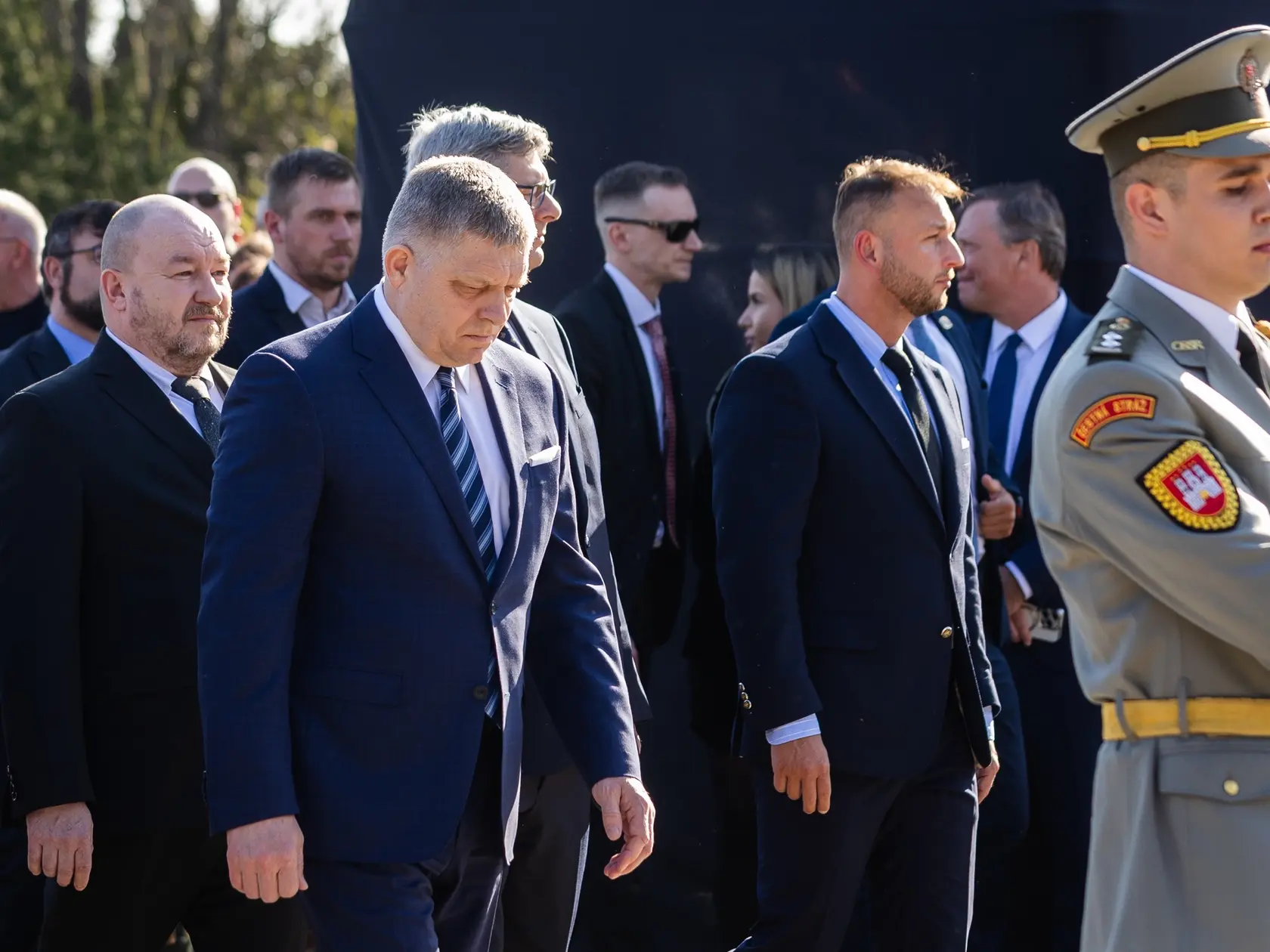 80. výročie oslobodenia Bratislavy na bratislavskom Slavíne.
