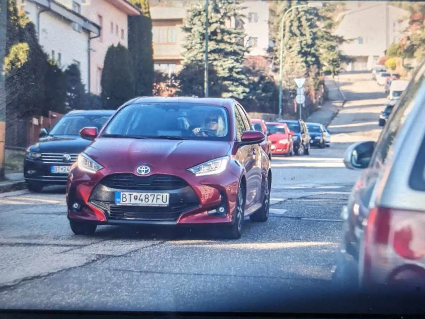 Sylviu sme prichytili v aute na ceste od domov, kde býva aj Danko.