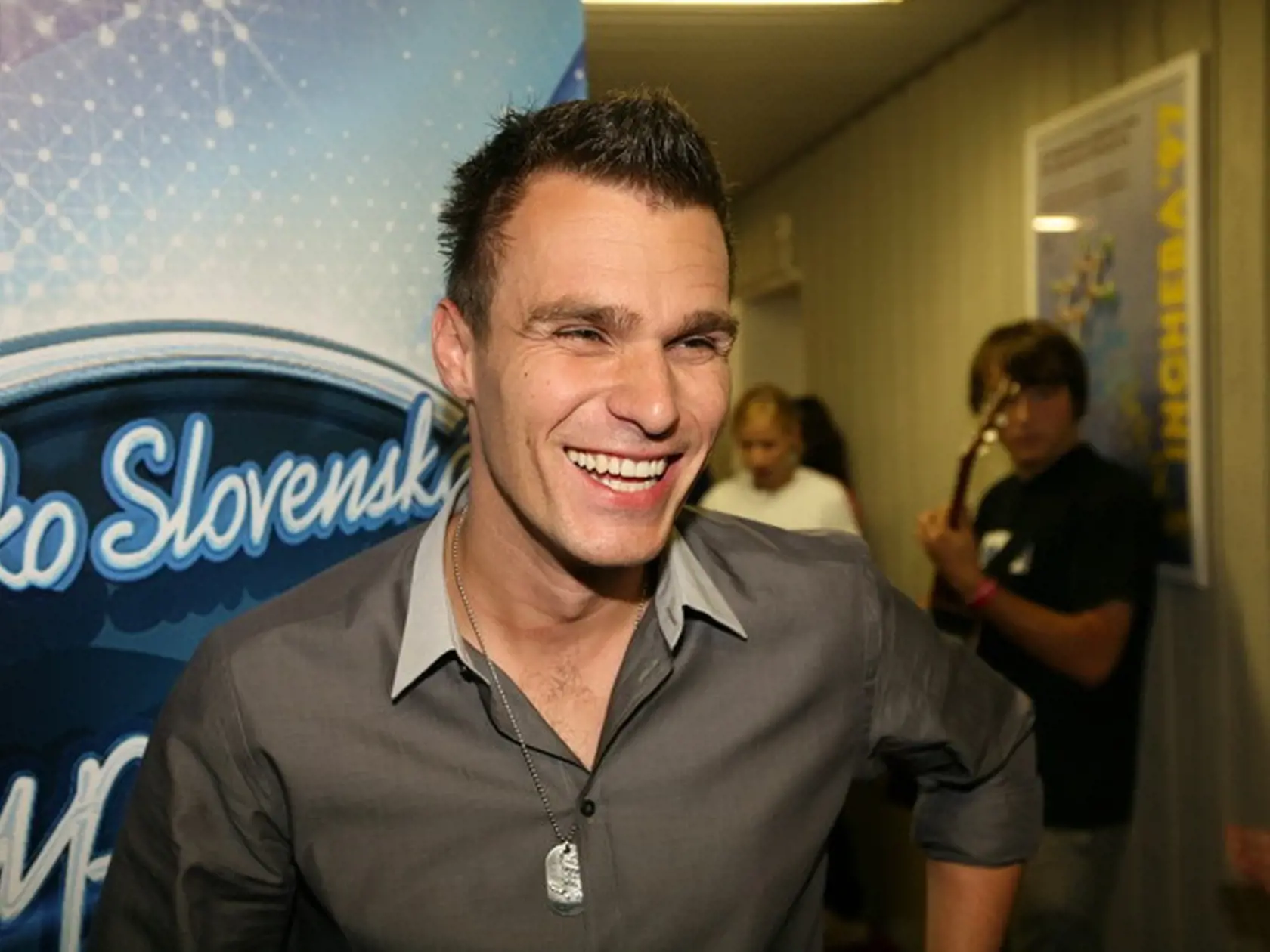 Leoš Mareš na bratislavskom kastingu Česko Slovenskej SuperStar. 