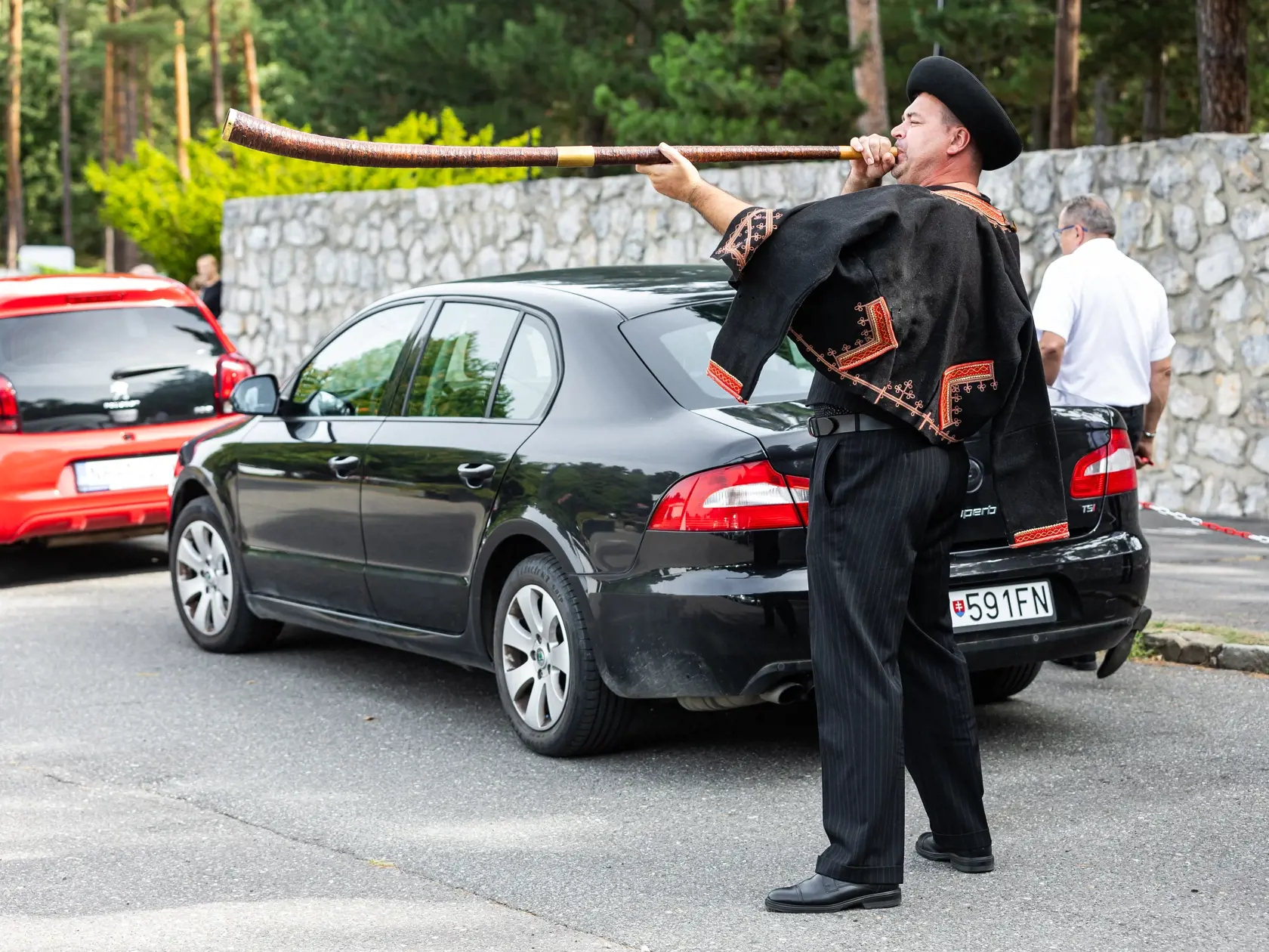 Pohreb herca Ľubomíra Pauloviča v bratislavskom krematóriu.