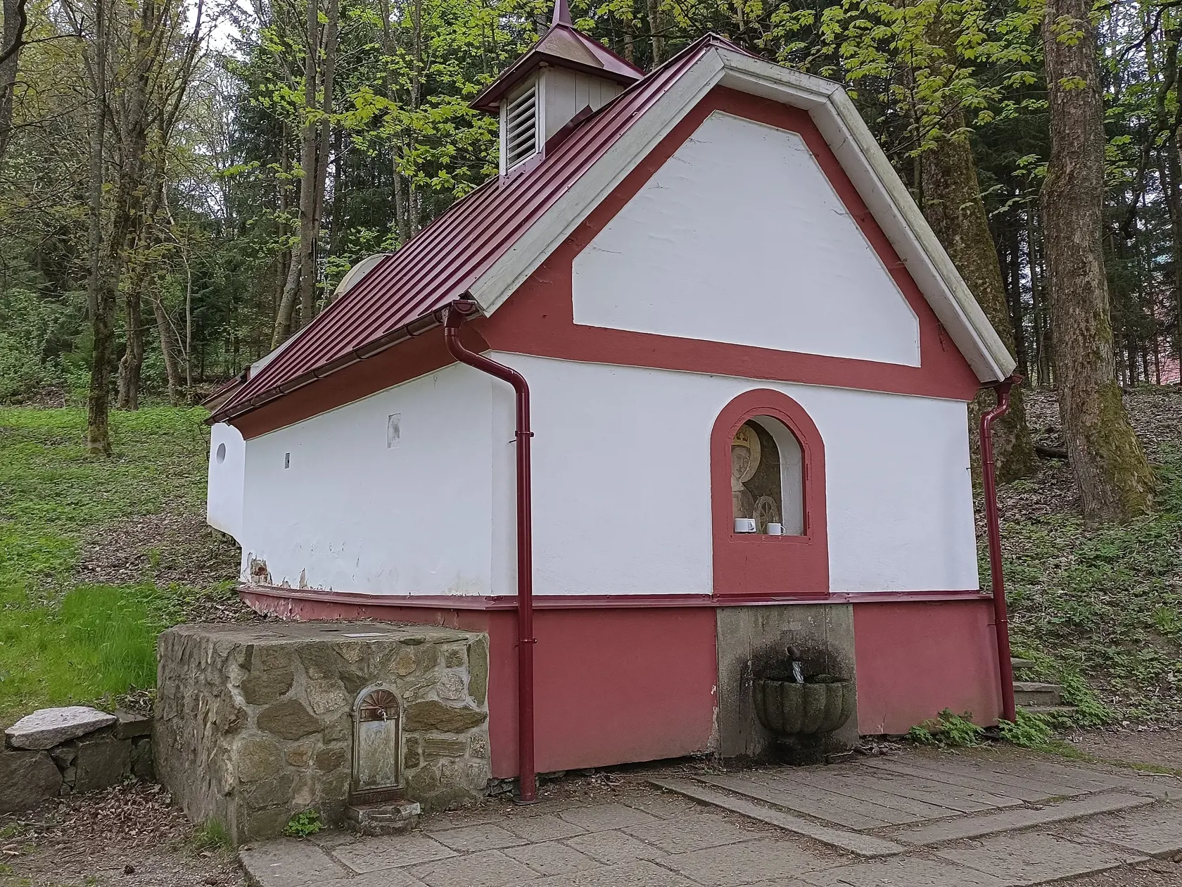 Prameň sv. Kataríny, Počátky