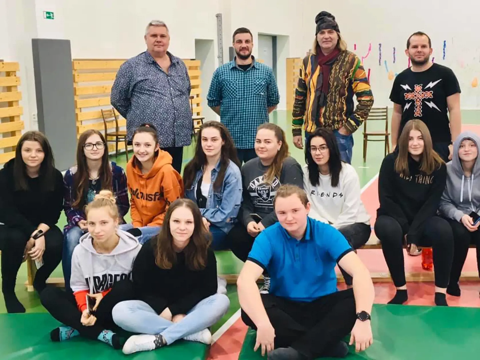 Spomienka na február 2020, kedy Braňo prednášal pre študentov Strednej odbornej školy na Garbiarskej v Kežmarku.