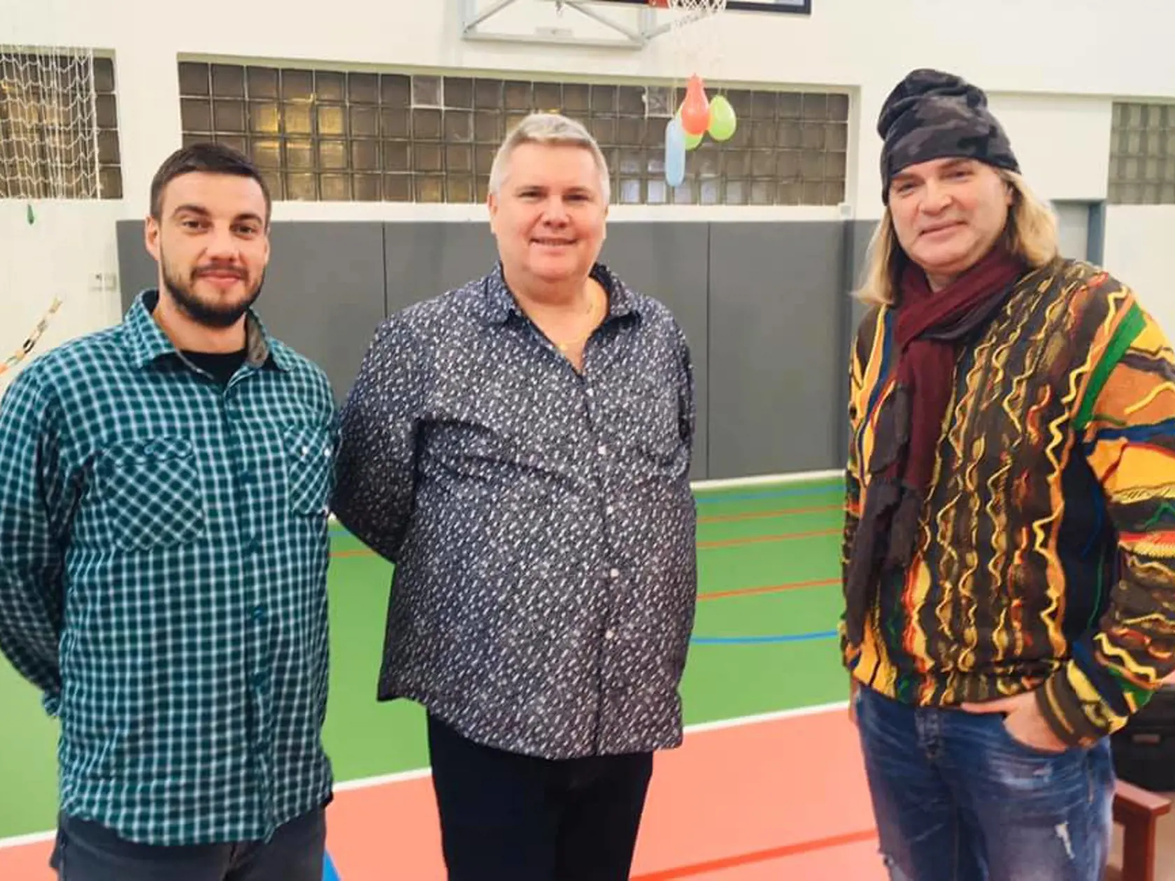 Spomienka na február 2020, kedy Braňo prednášal pre študentov Strednej odbornej školy na Garbiarskej v Kežmarku.