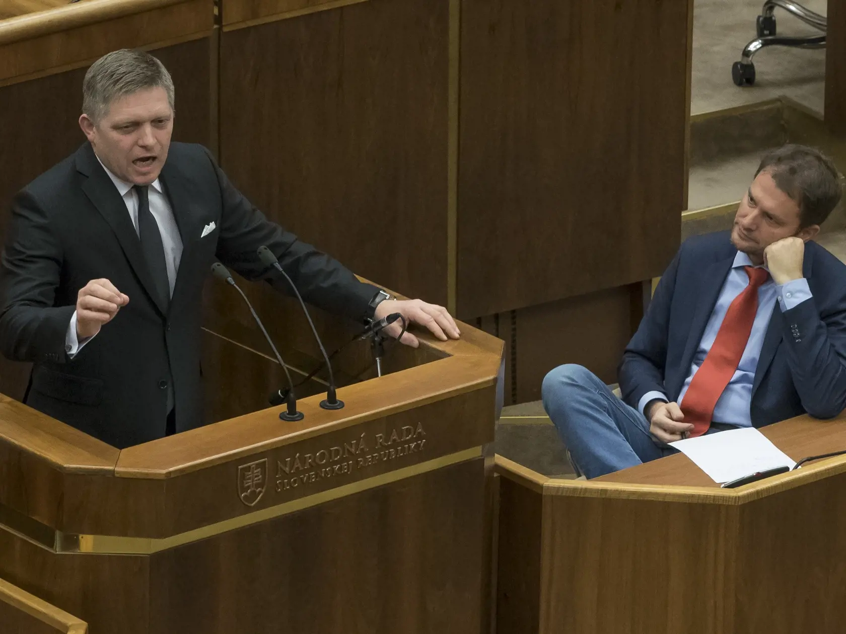 S Robertom Ficom by si to Matovič najradšej rozdal v ringu.