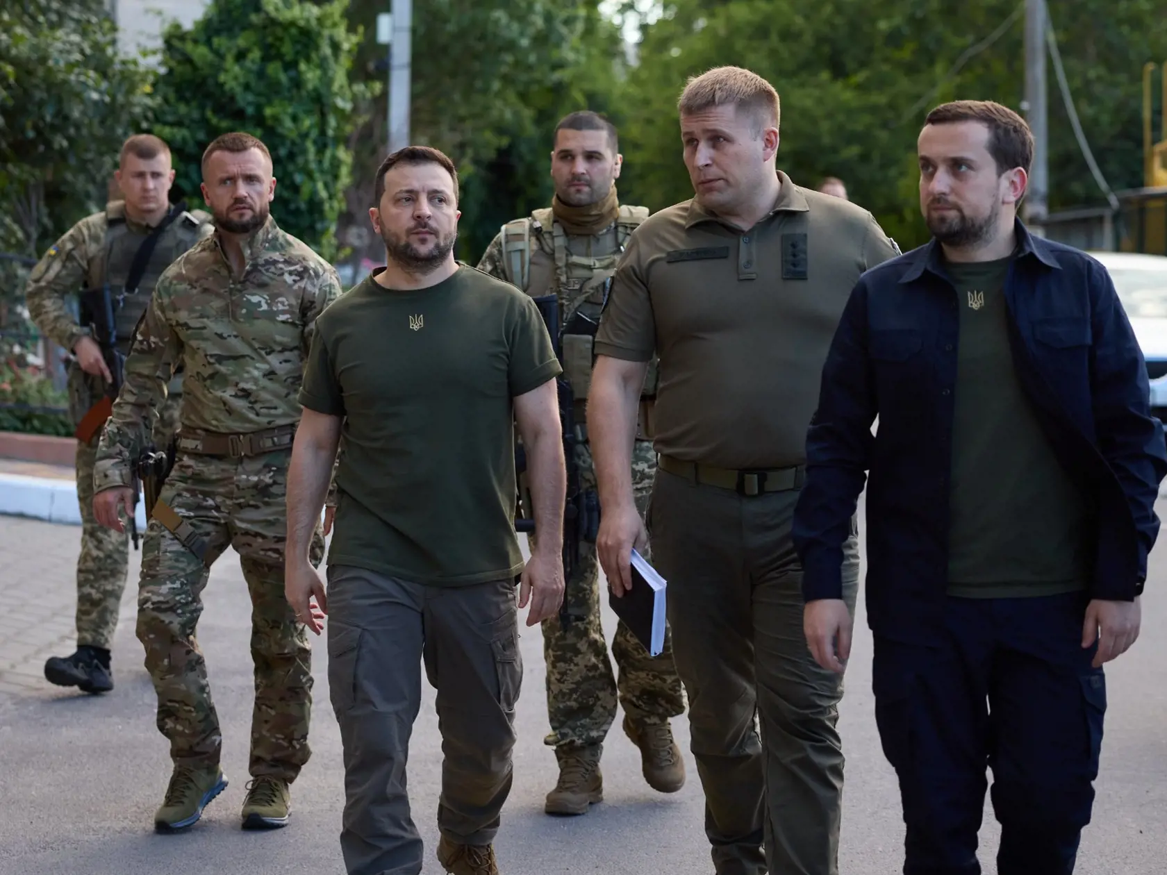 Prezident Zelenskyj navštívil aj Odesu.
