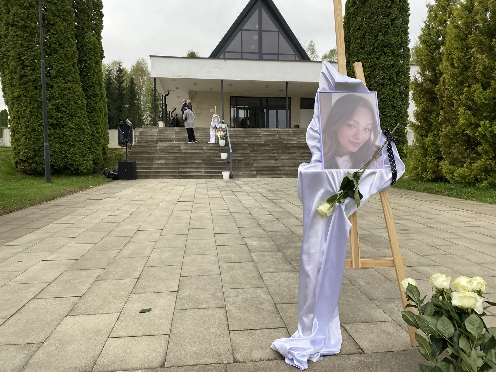Pohreb troch obetí tragickej havárie pri Spišskej Kapitule v sobotu 6. 4. 2024.