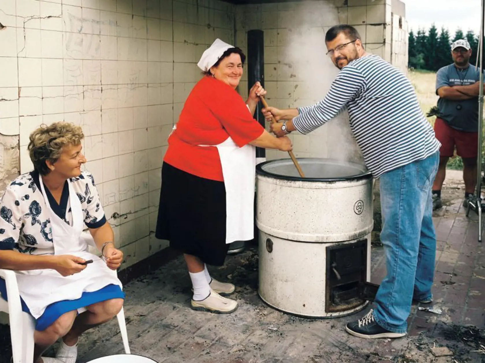 Peter Kerekes počas nakrúcania úspešného dokumentu Ako sa varia dejiny.