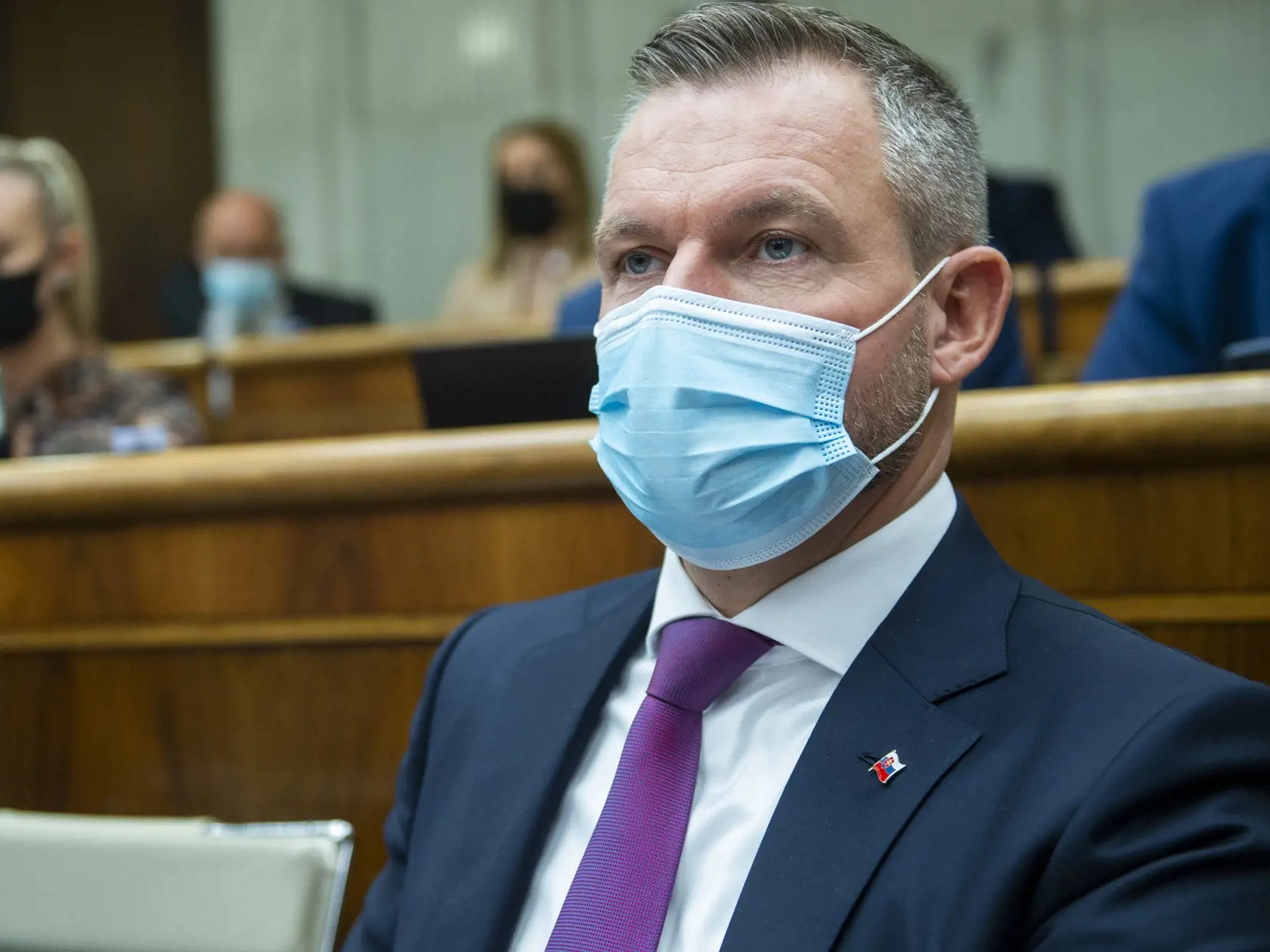 Na snímke nezaradený poslanec NR SR Peter Pellegrini počas rokovania 48. schôdze NR SR 19. októbra 2021 v Bratislave. FOTO TASR - Jakub Kotian