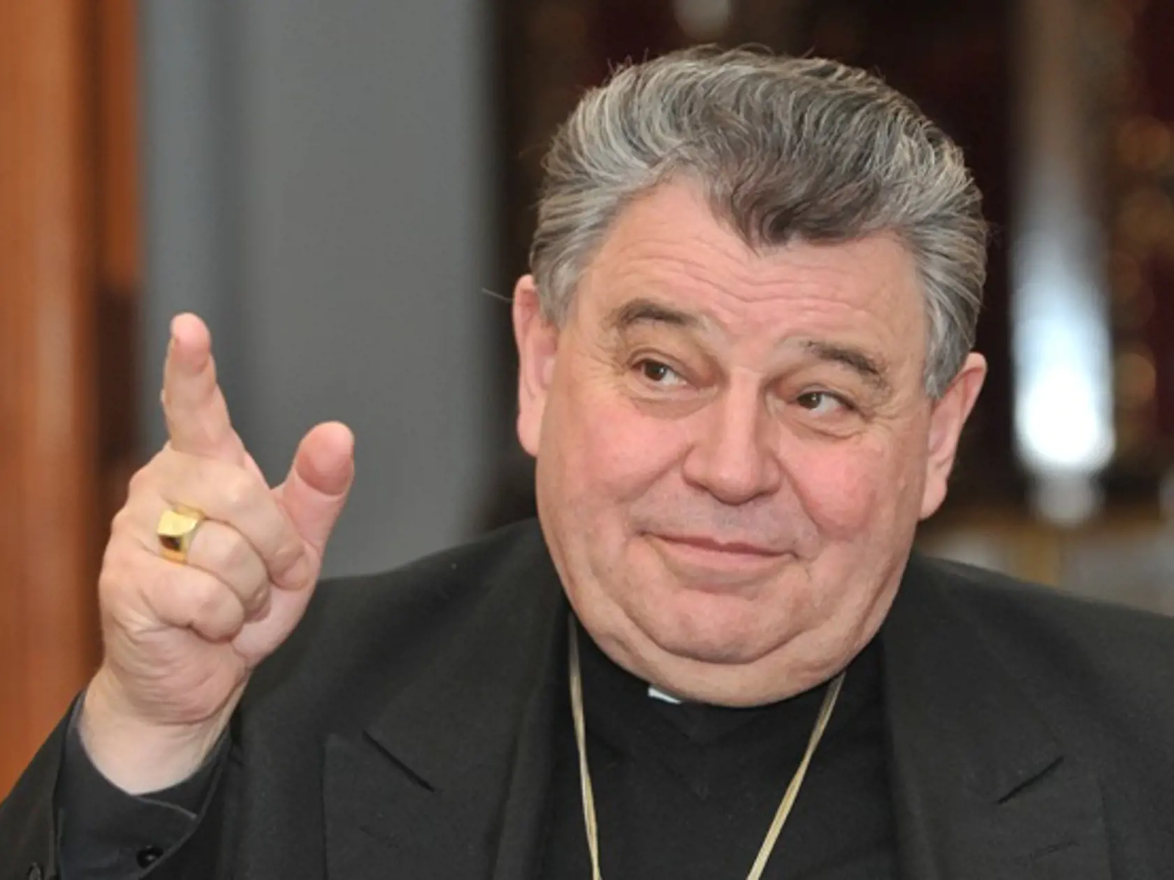 Duka Dominik - pražský arcibiskup.