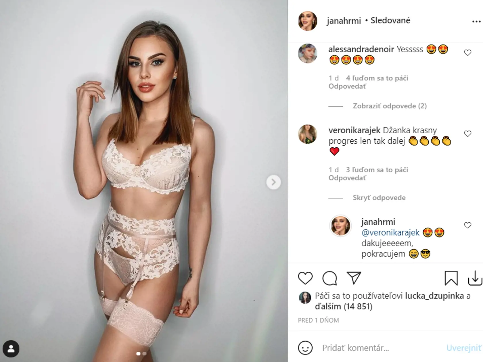 Pochvaly na Janinu postavu sa len tak sypali.