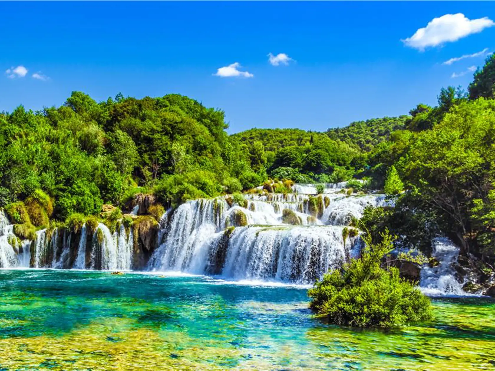 Skradinski Buk, Chorvátsko.