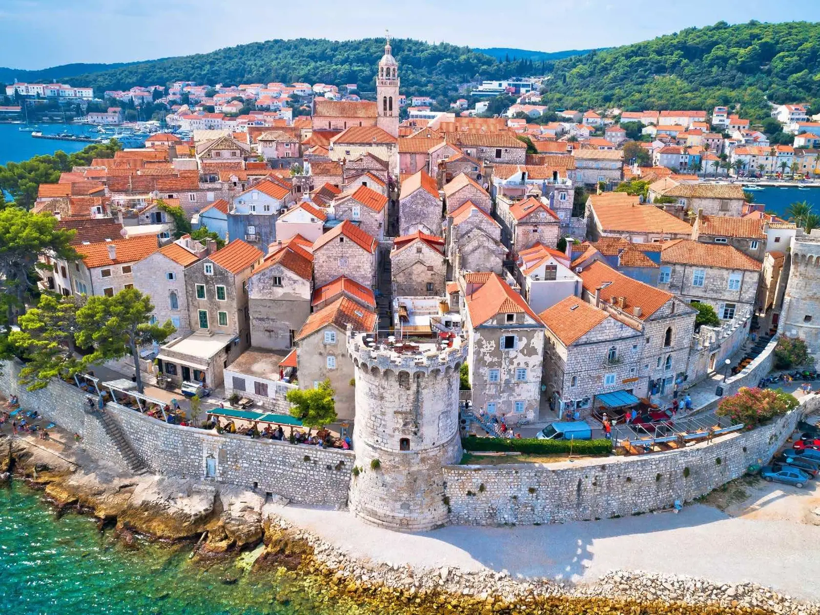 Korčula, Chorvátsko.
