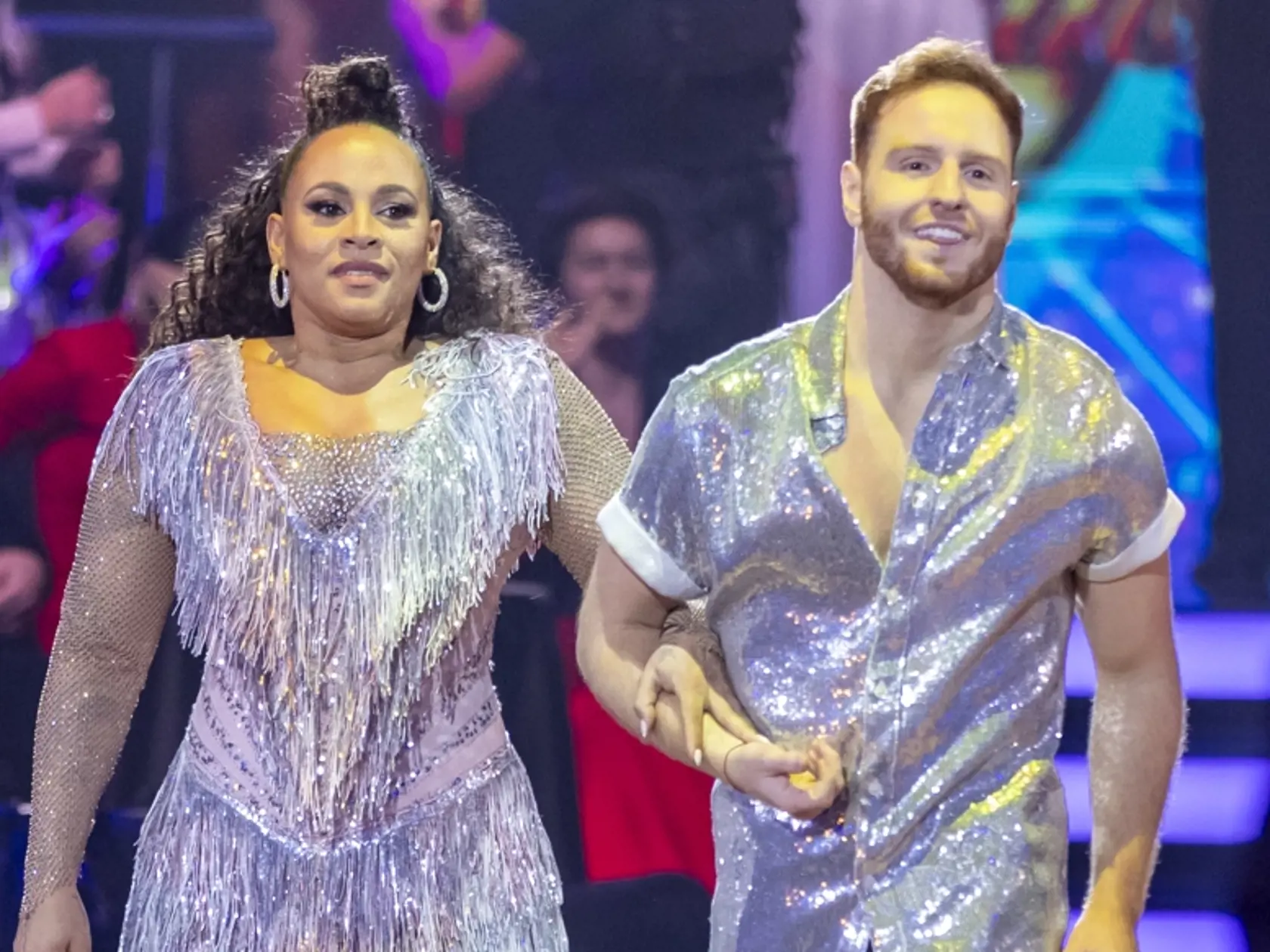 Premiéra tanečnej súťaže Let's Dance 2024. Na snímke je Tina a Vilém Šír. 